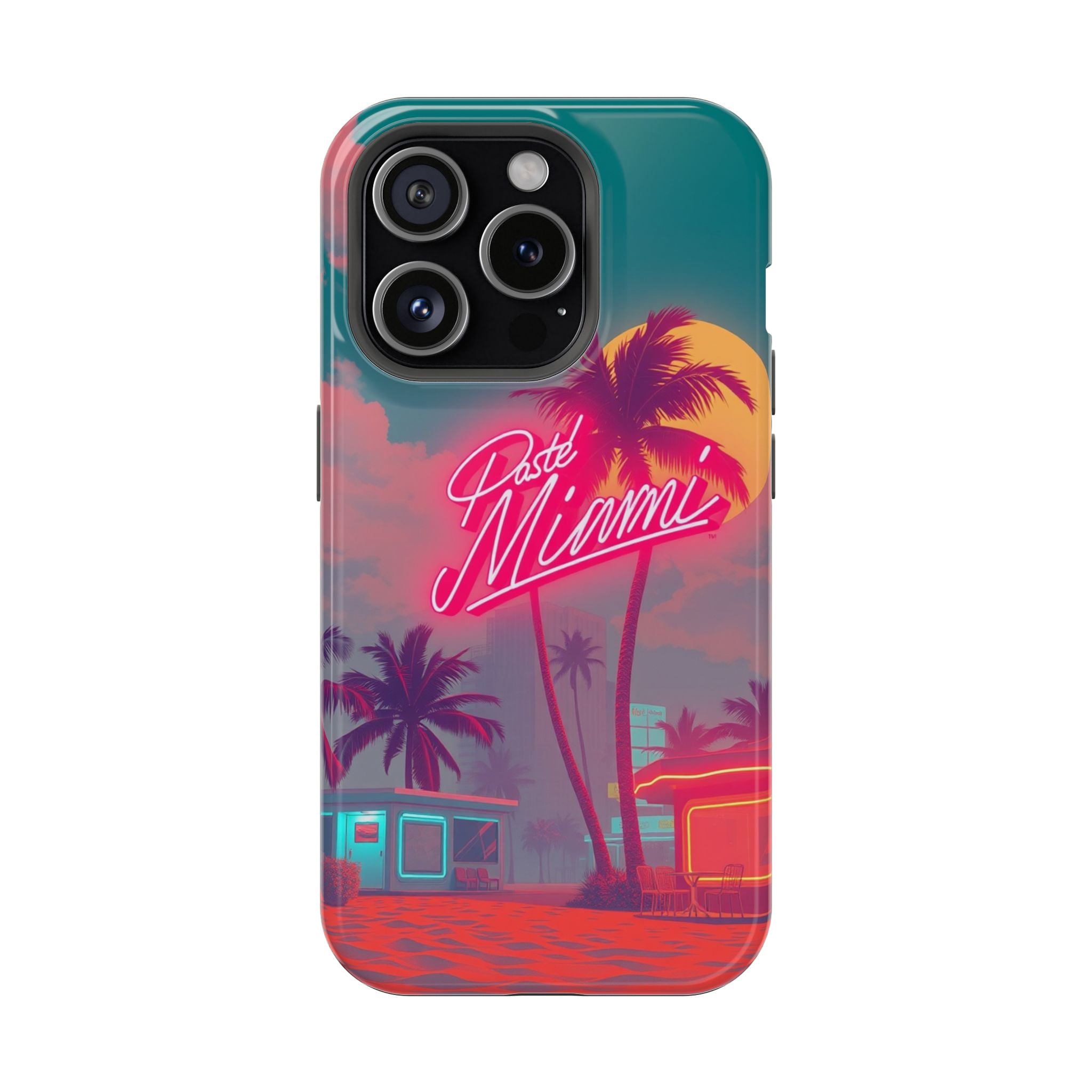 iPhone 1980s Pastel Miami Enchanted Art Slim Everyday Designer Case · iPhone Cas