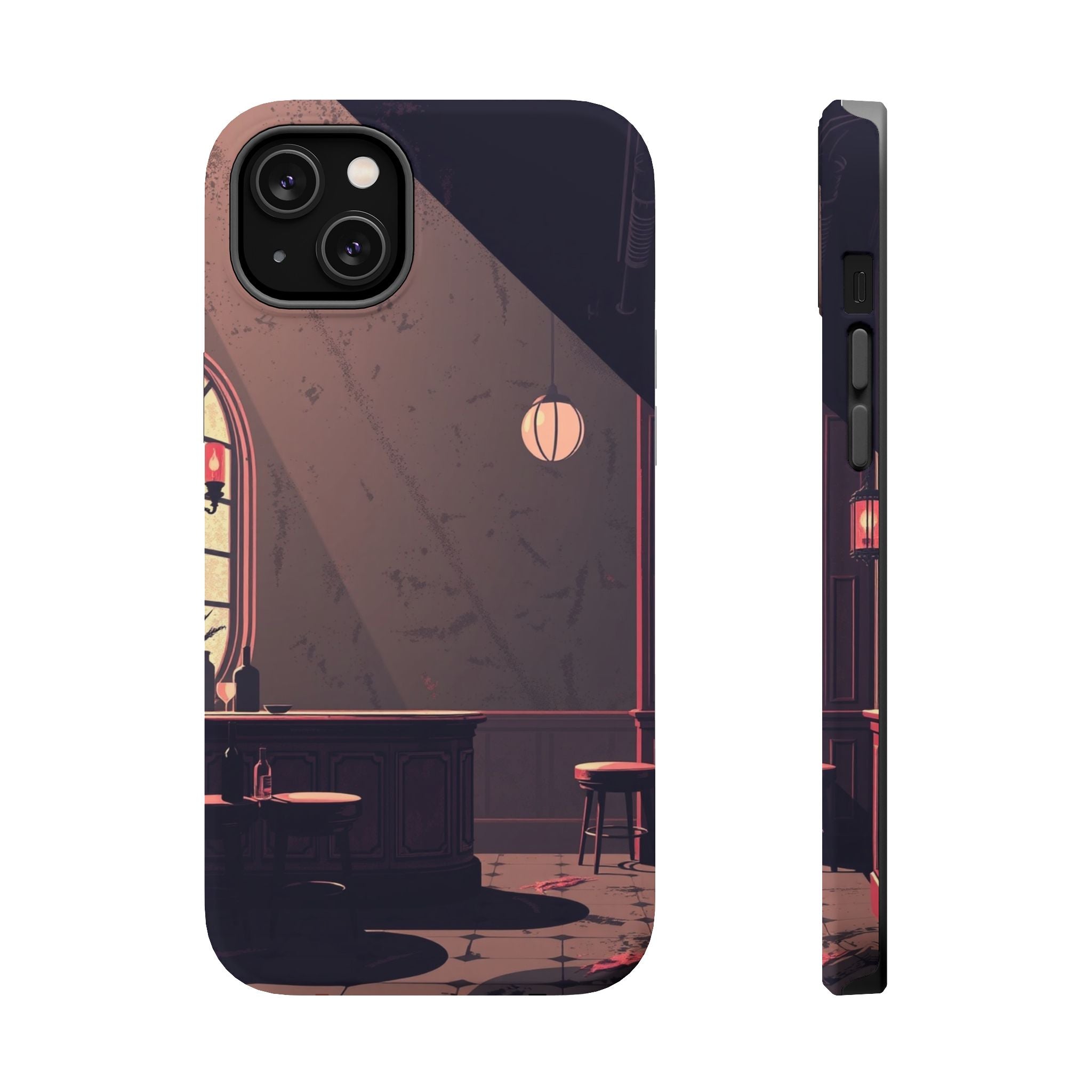 iPhone Speakeasy Dark Grunge Distressed Slim Everyday Designer Case · iPhone Cas