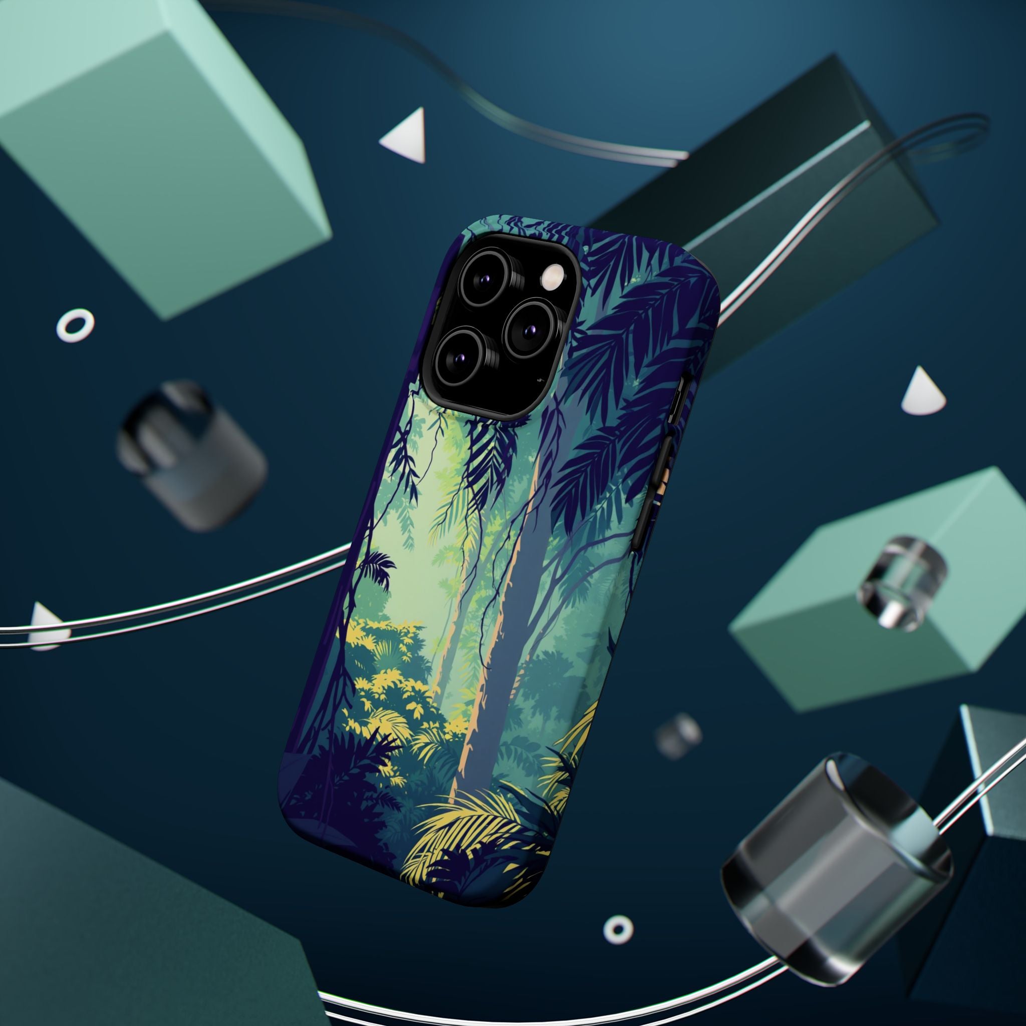 iPhone Mint And Blush Rainforest Canopy Slim Everyday iPhone Designer · iPhone C