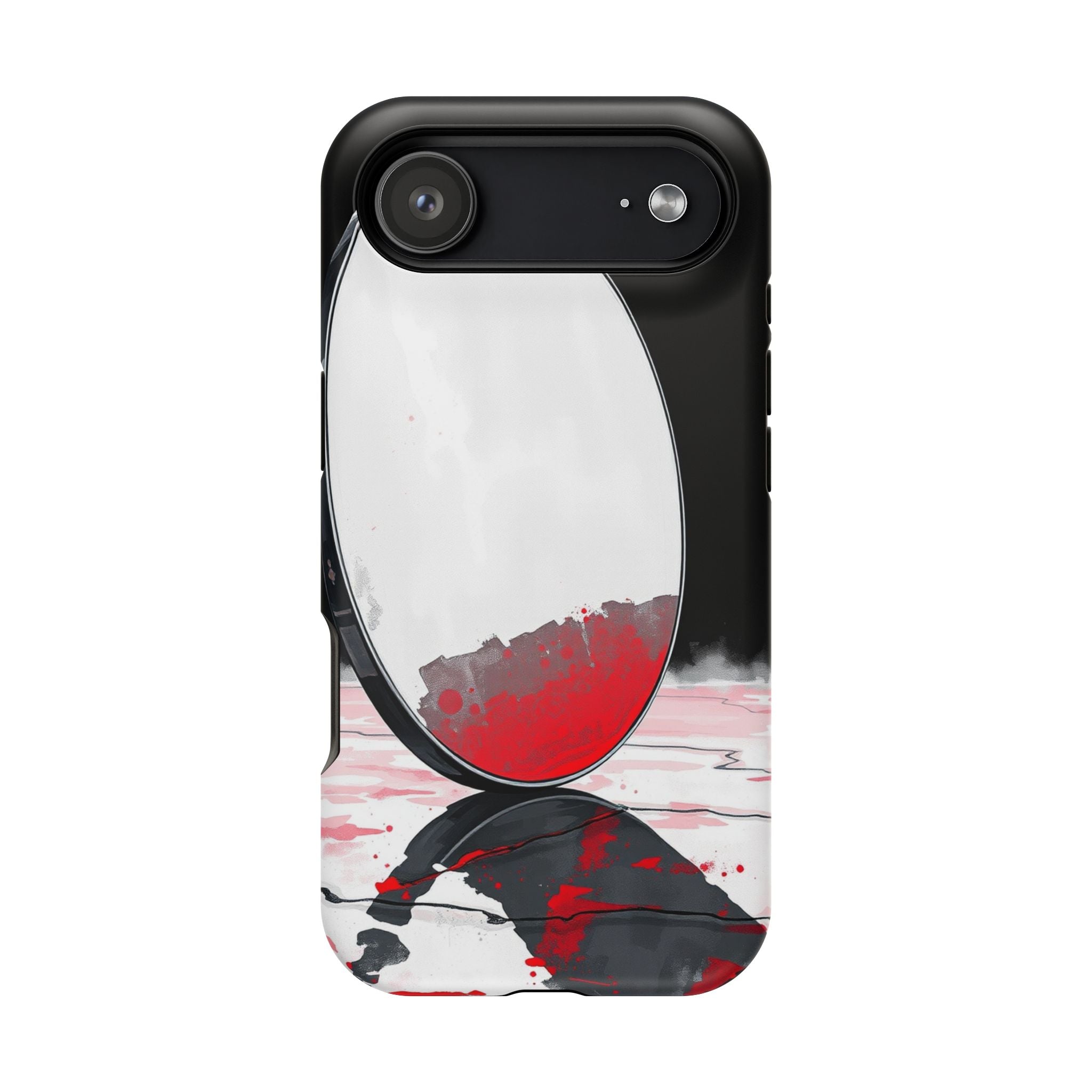 iPhone Earthy Salt Flat Mirror Design Slim Everyday Designer Case · iPhone Case