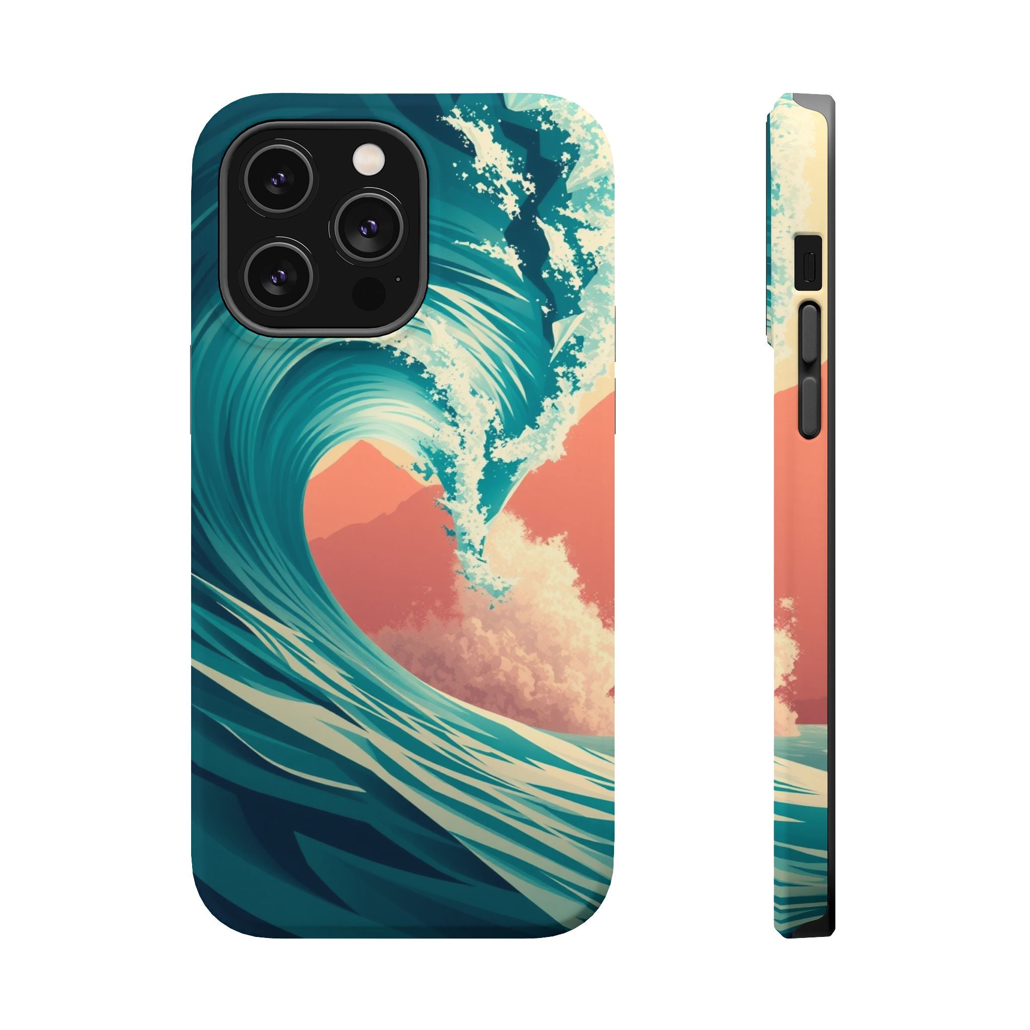 iPhone Ocean Wave Crash Cinematic Art Slim Everyday Designer Case · iPhone Case