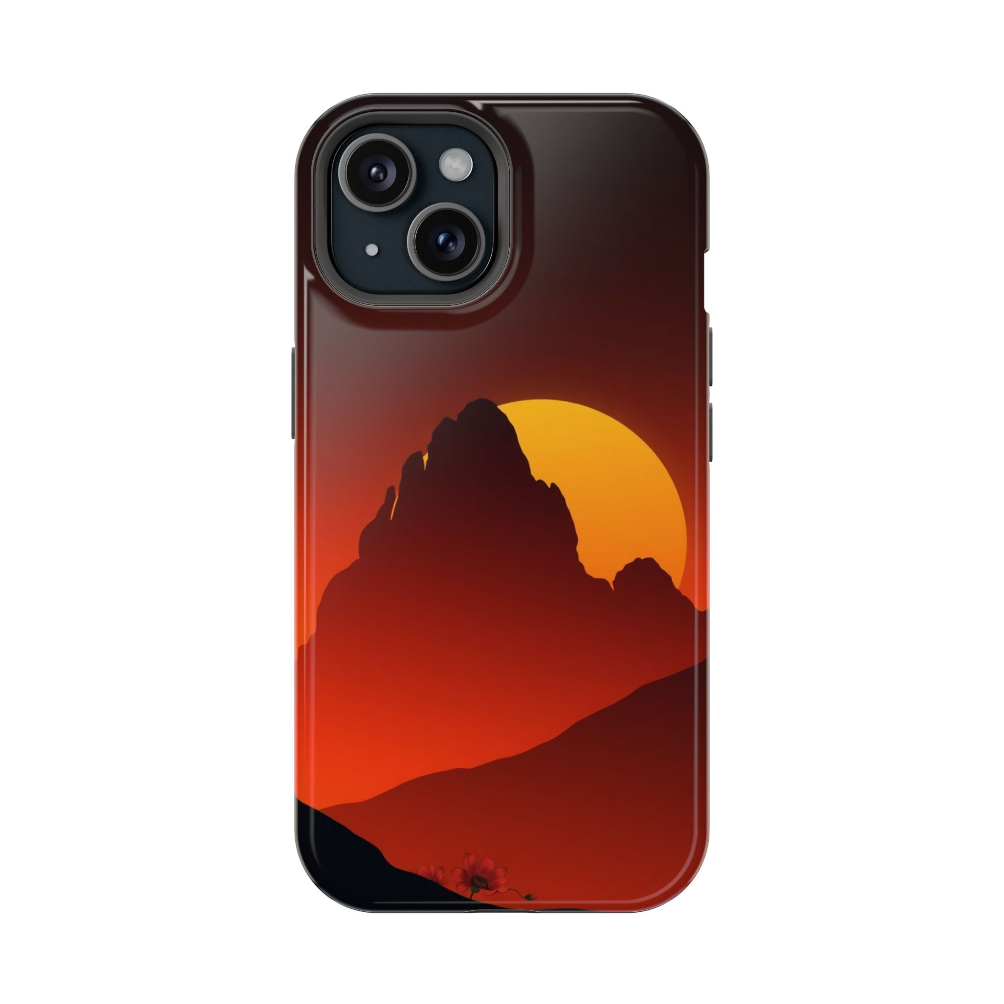 iPhone Sunset Amber And Peach Gradient Bloom Slim iPhone Everyday · iPhone Case