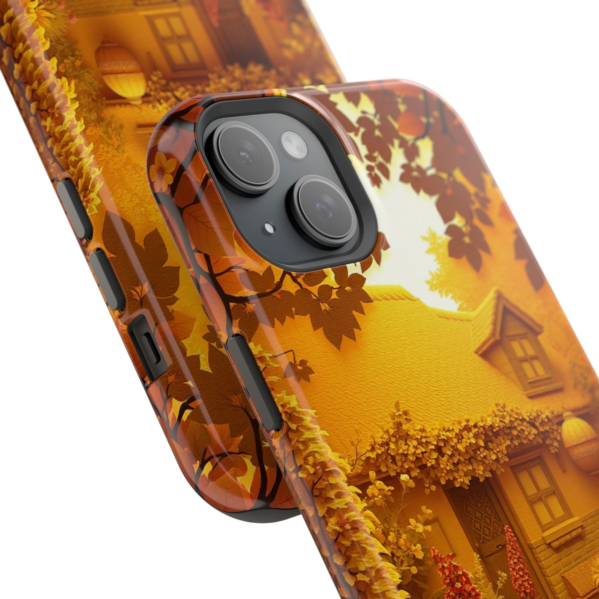 iPhone Vibrant Cottage Garden Design Slim Everyday Designer Case · iPhone Case