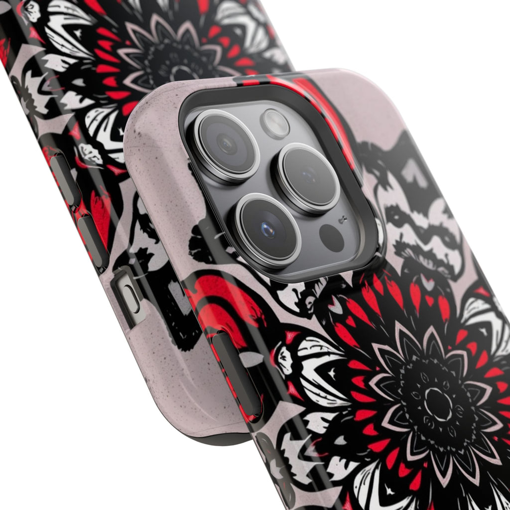 iPhone Floral Mandala Bold Art Slim Everyday Designer Case · iPhone Case