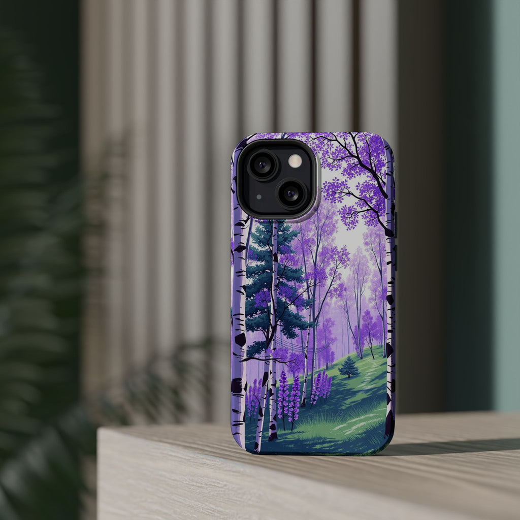 iPhone Birch Grove Electric Art Slim Everyday Designer Case · iPhone Case