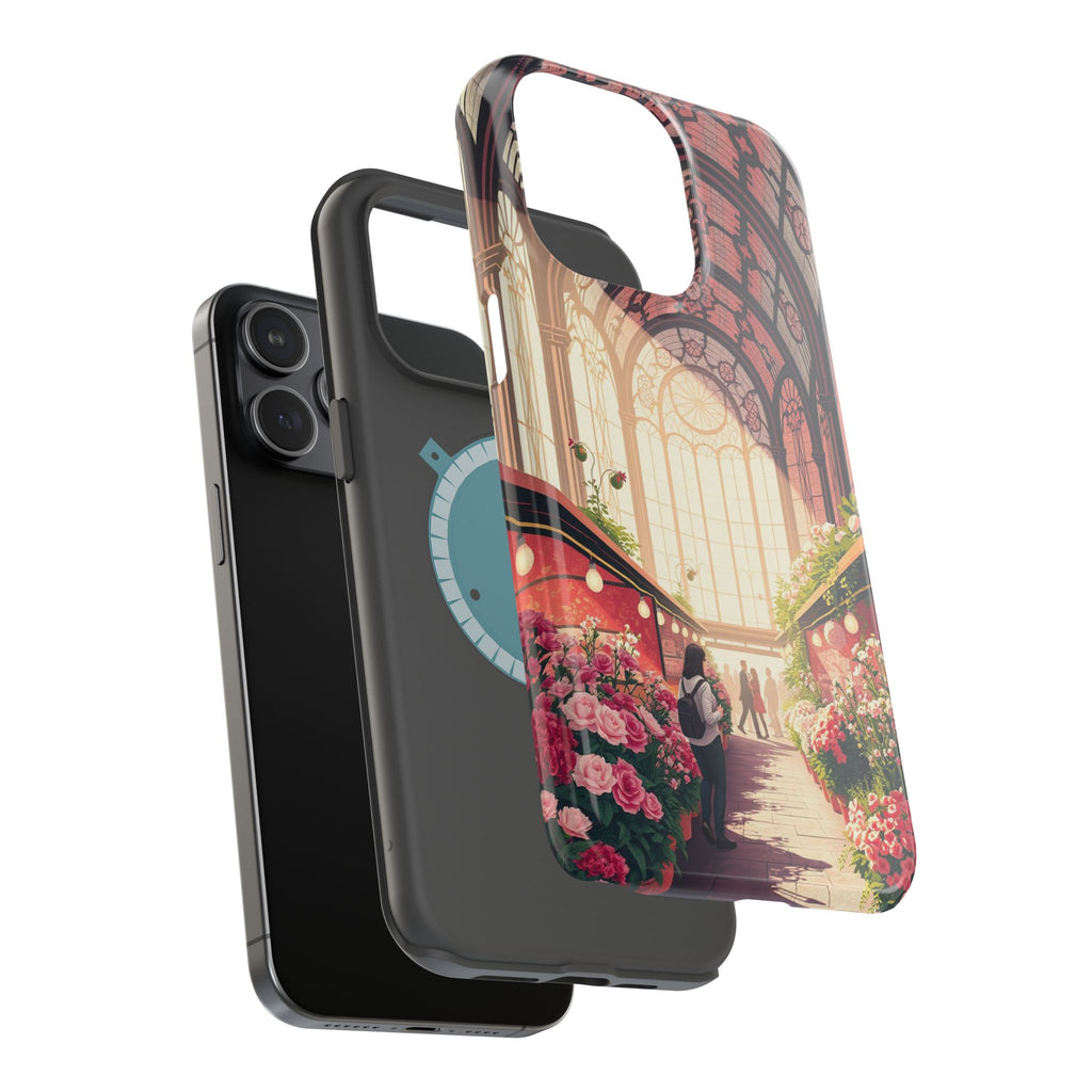 iPhone Flower Market Stained Glass Bold Modern Everyday Snap Case · iPhone Case