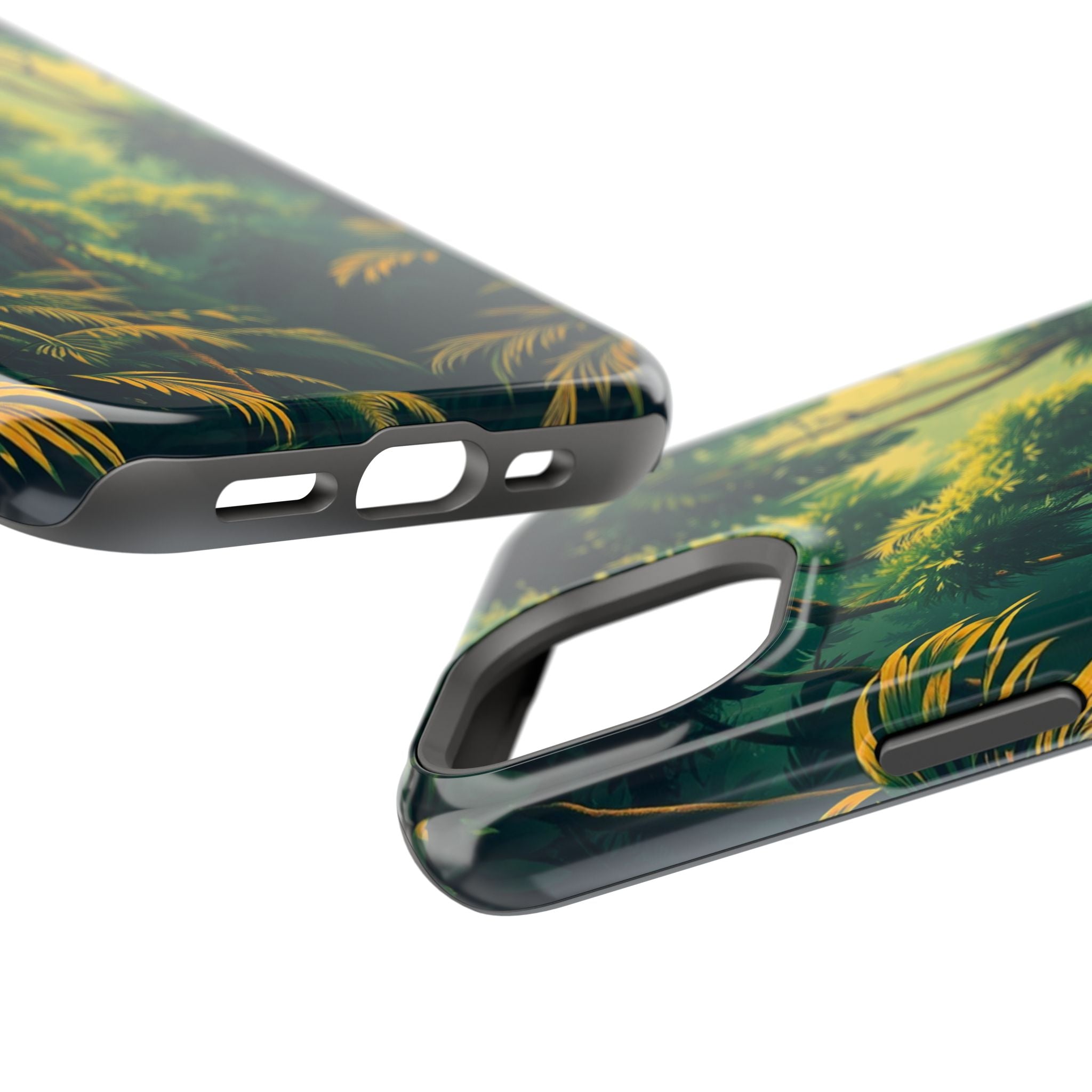 iPhone Rainforest Canopy Vintage Retro Poster Slim iPhone Everyday · iPhone Case