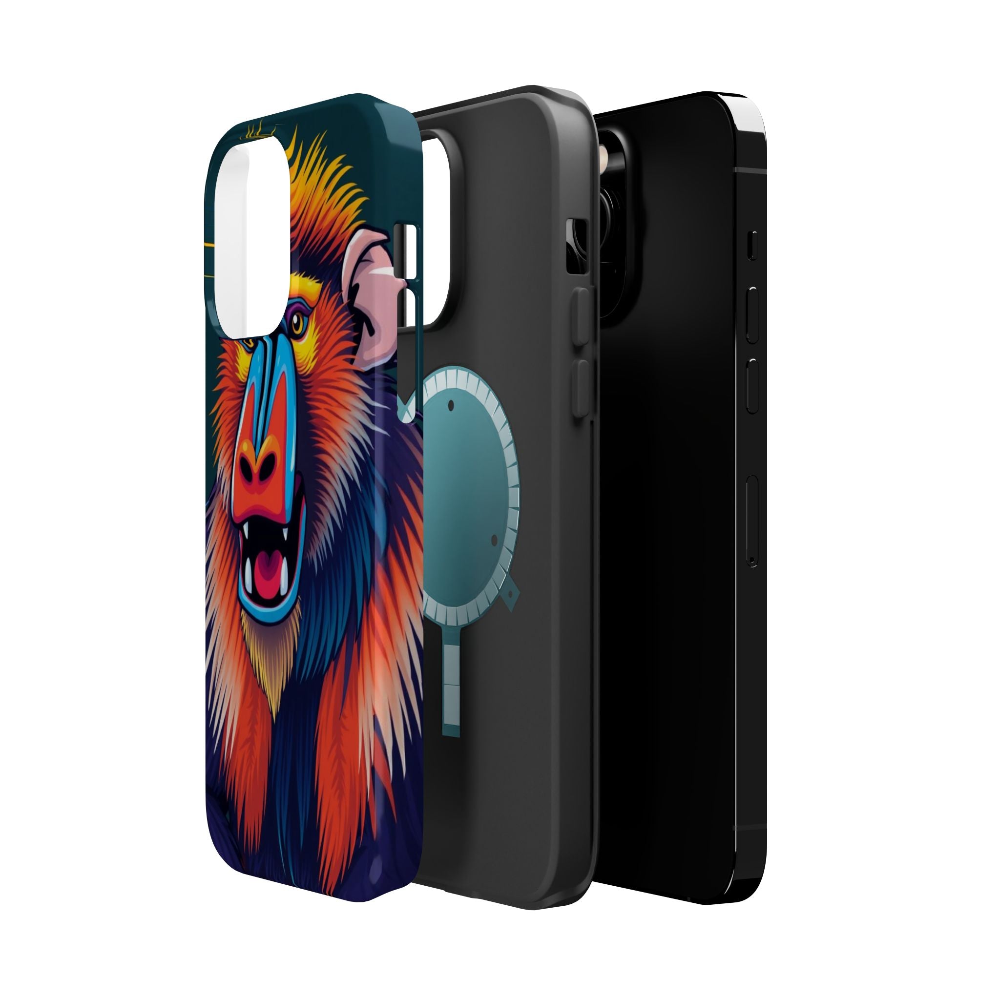iPhone Mandrill Colorful Face Kids Fun iPhone Phone Case Gift Slim · iPhone Case