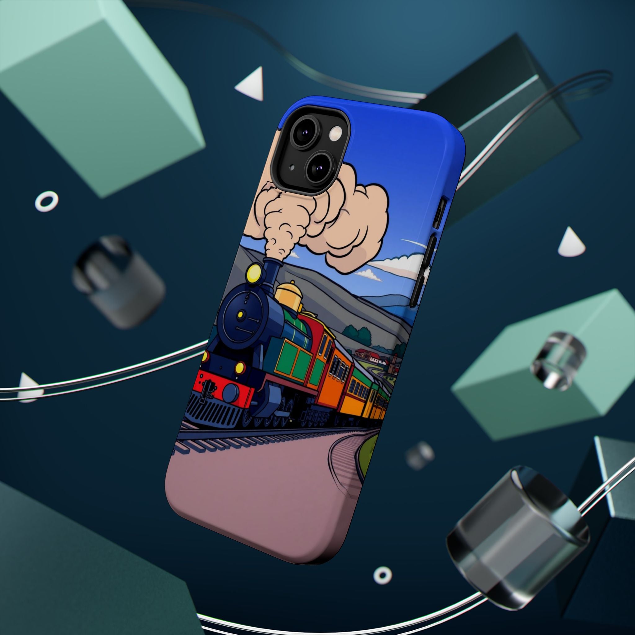 iPhone Steam Locomotive Puff Kids Fun iPhone Phone Case Gift Slim · iPhone Case