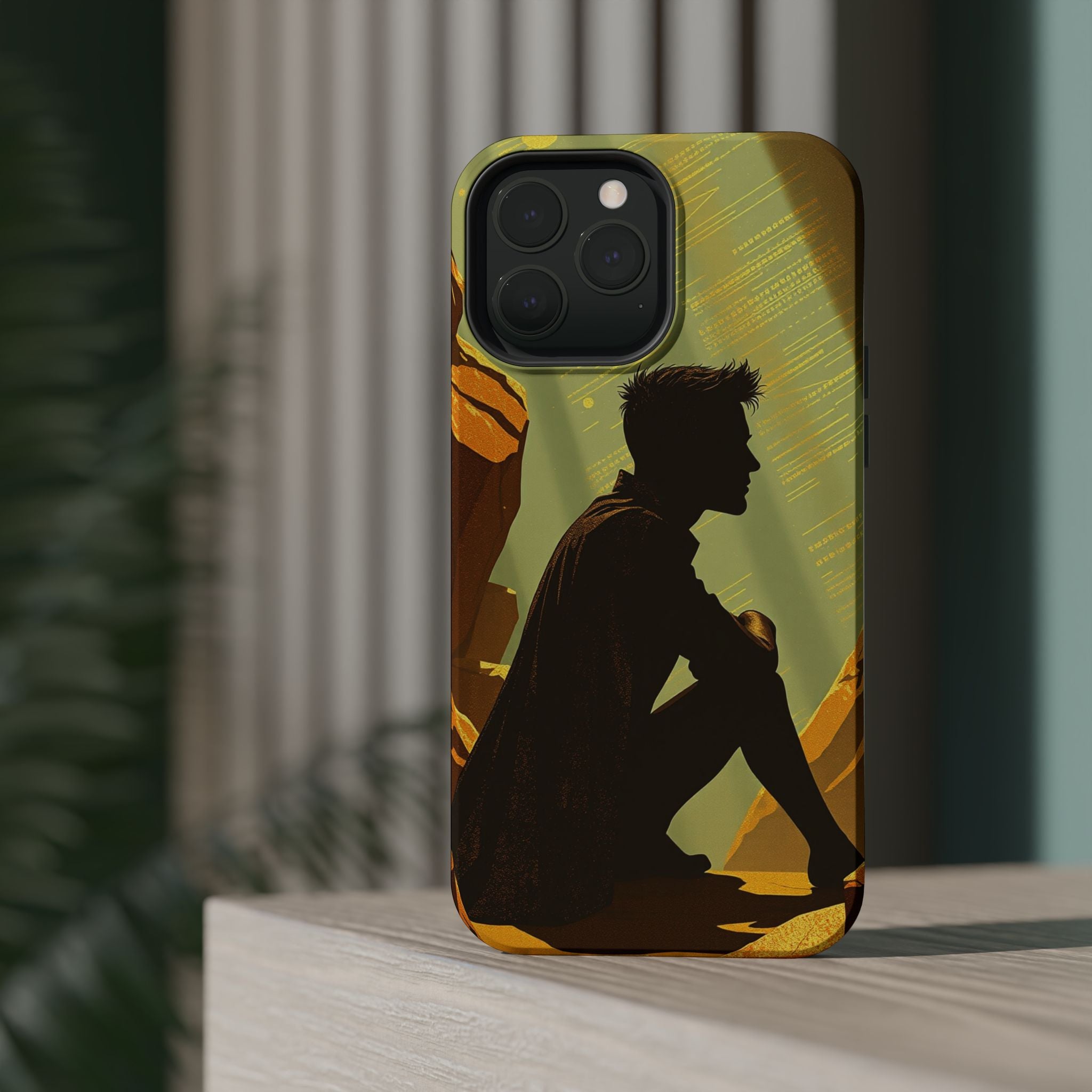 iPhone Mustard And Rust Overthinking Again Slim Everyday Designer Case · iPhone