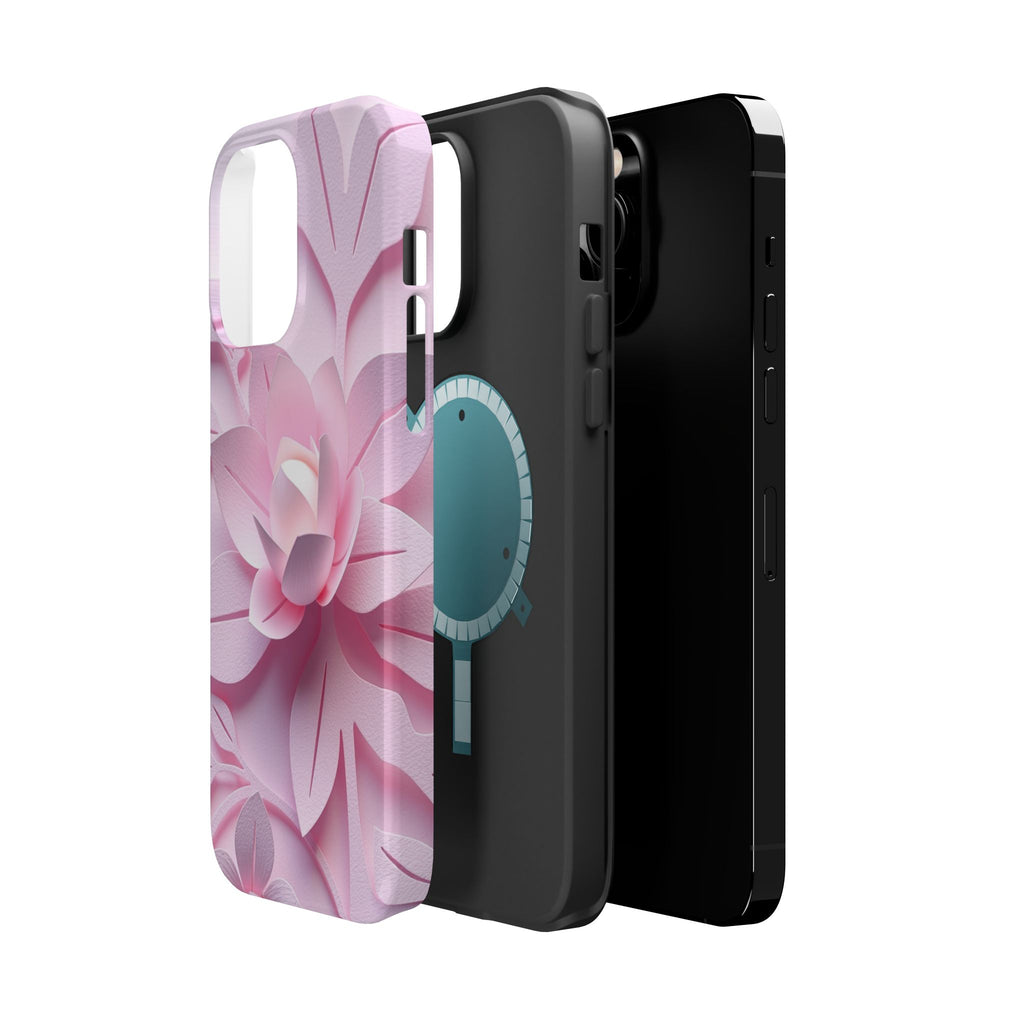 iPhone Floral Geometric Paper Cut Art Slim Everyday Designer Case · iPhone Case