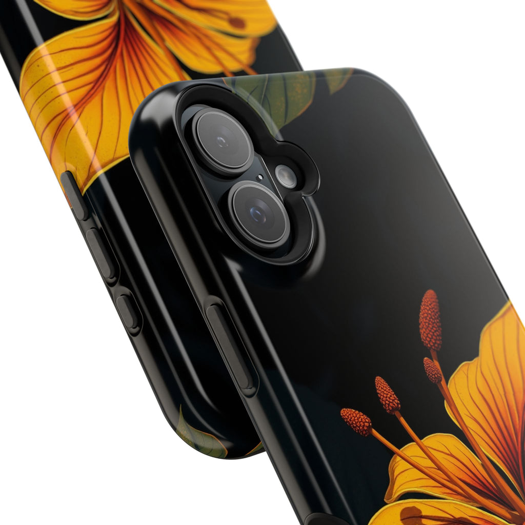 iPhone Earthy Tropical Bloom Design Artistic Everyday Cas Slim Snap Case · iPhon