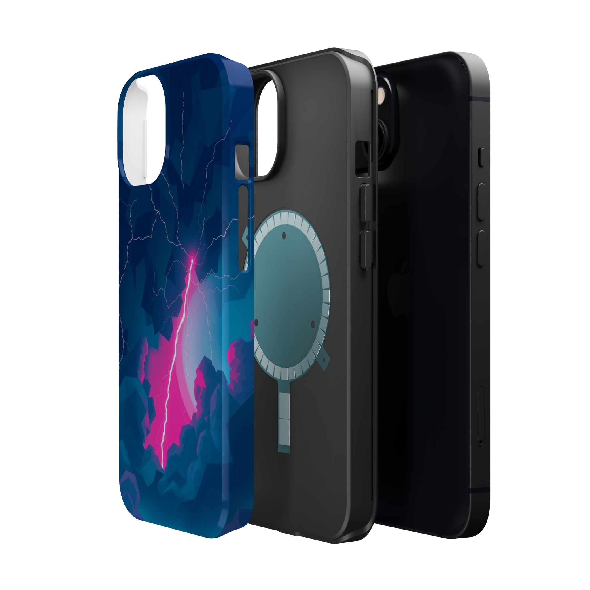 iPhone Thunderstorm Sky Abstract Geometric Slim iPhone Everyday · iPhone Case