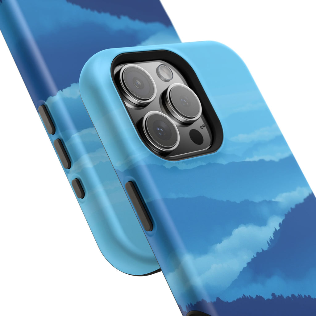 iPhone Fog Rolling Over Hills Pixel Art -Bit Slim iPhone Everyday · iPhone Case