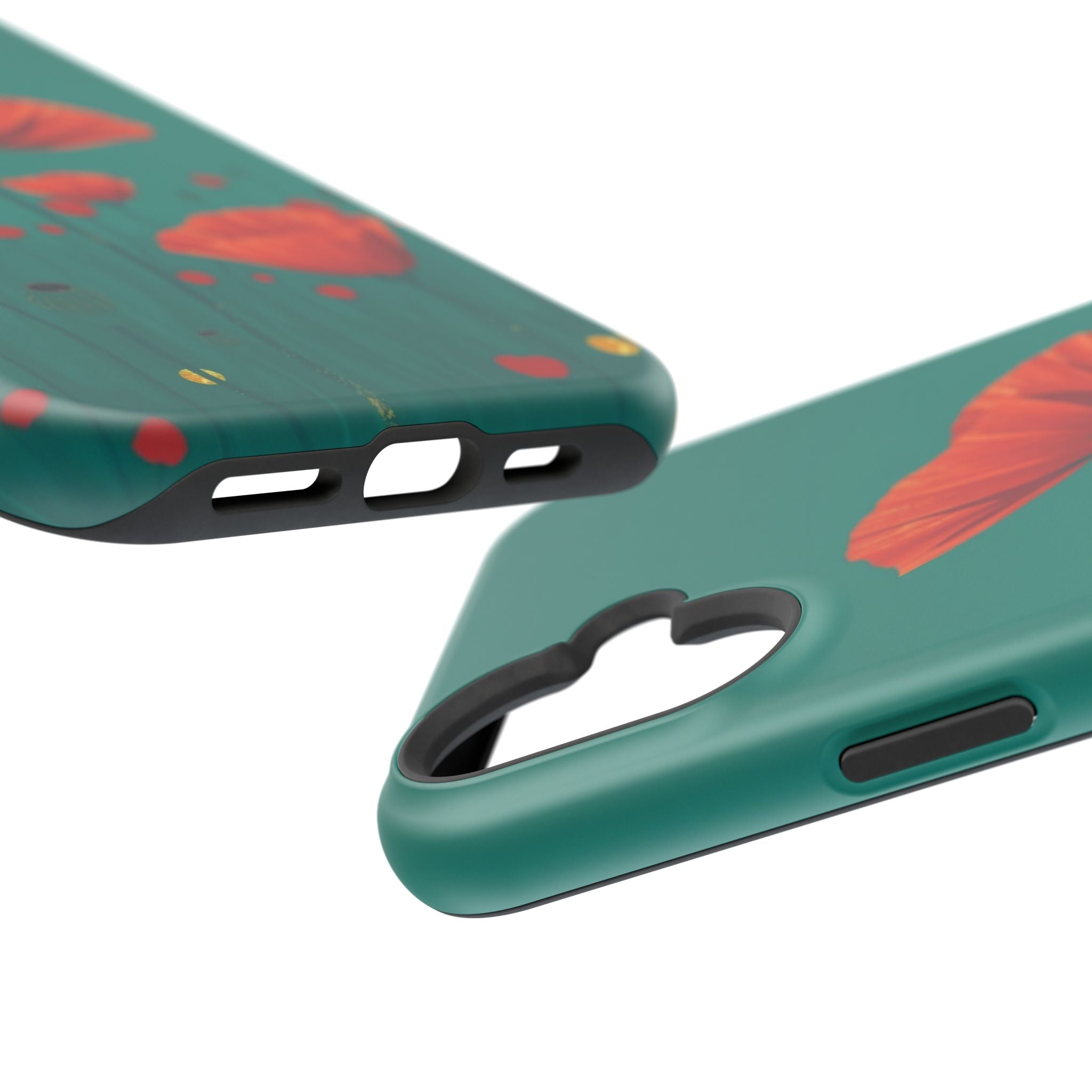 iPhone Earthy Poppy Field Design Bold Modern Everyday Snap Case · iPhone Case