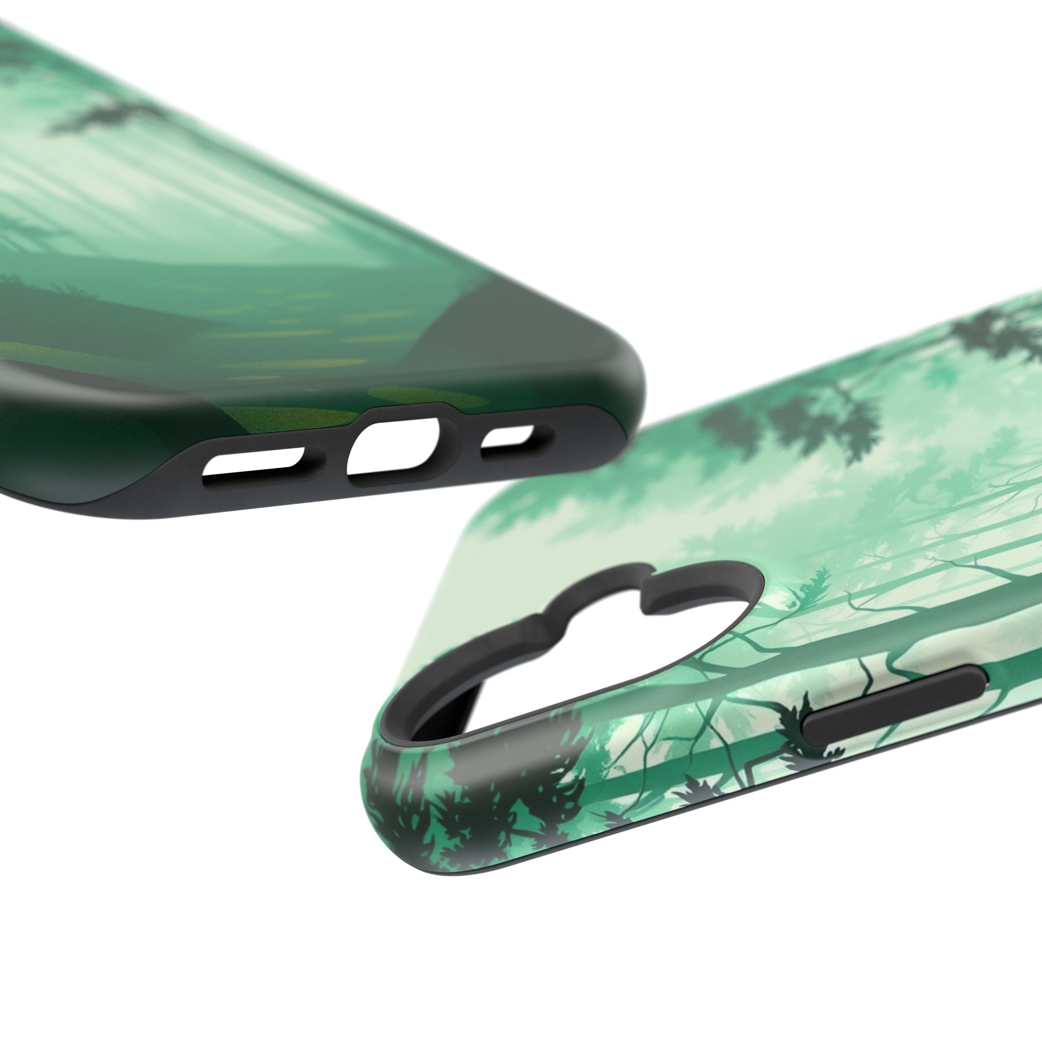 iPhone Earthy Misty Forest Path Design Slim Everyday Designer Case · iPhone Case