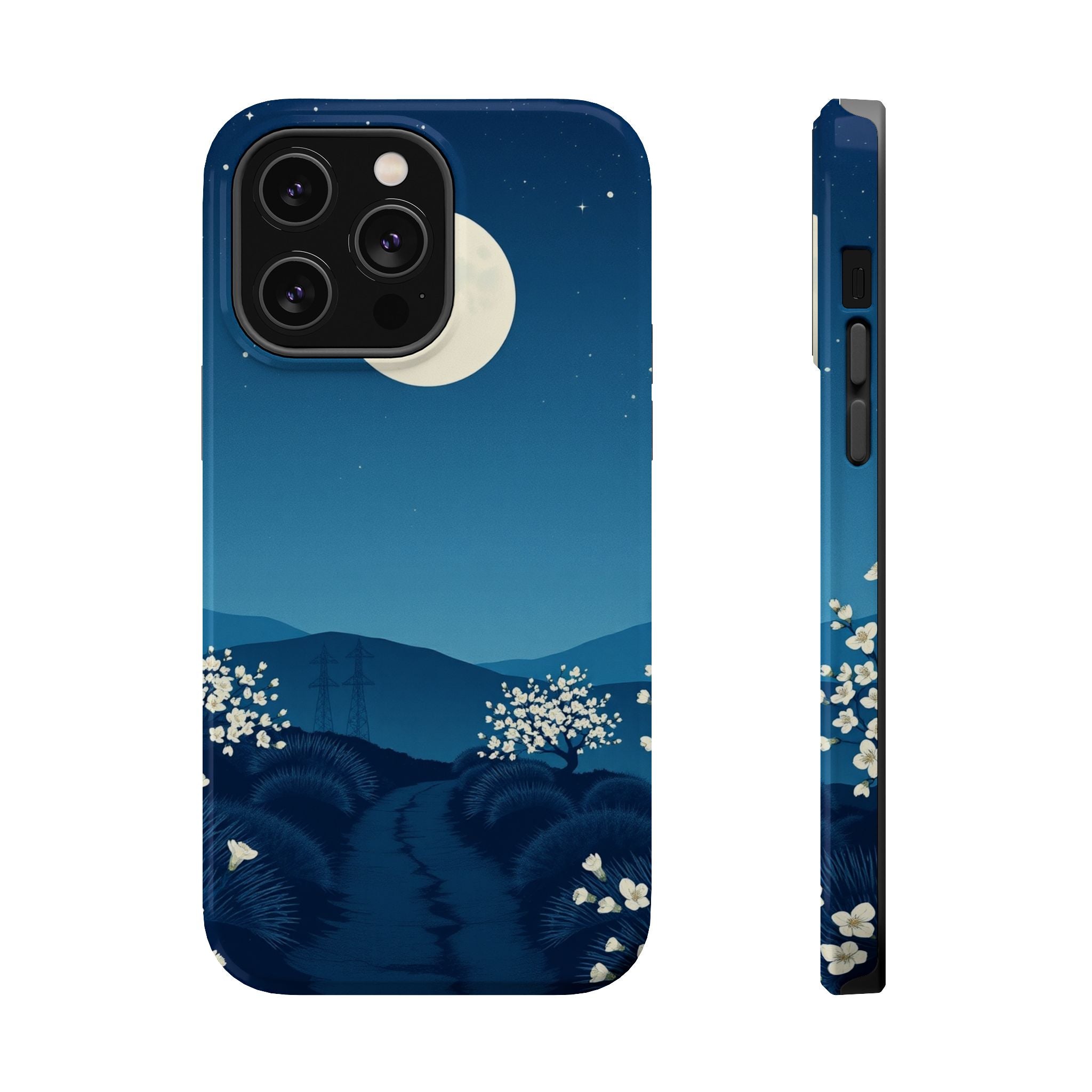 iPhone Vibrant Blossom Trail Design Slim Everyday Designer Case · iPhone Case