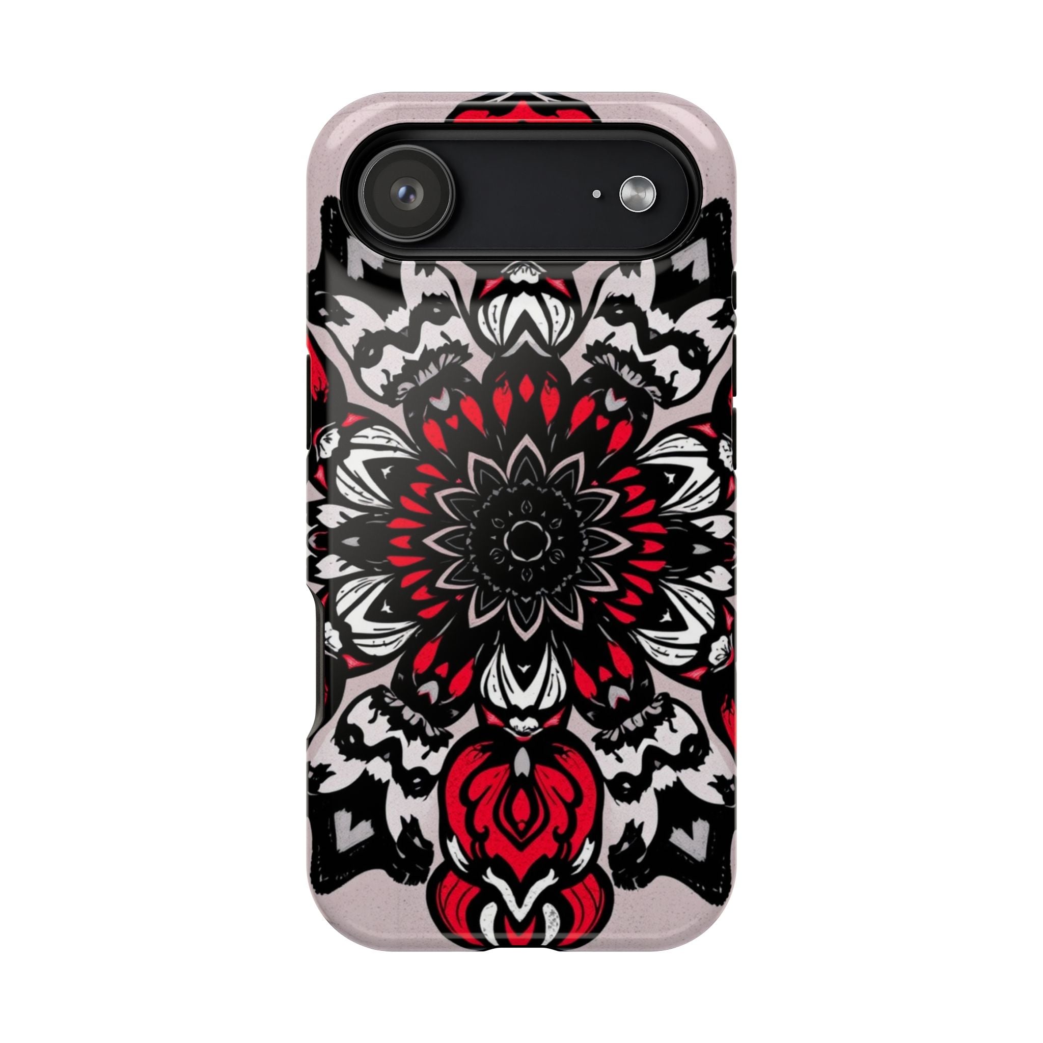 iPhone Floral Mandala Bold Art Slim Everyday Designer Case · iPhone Case