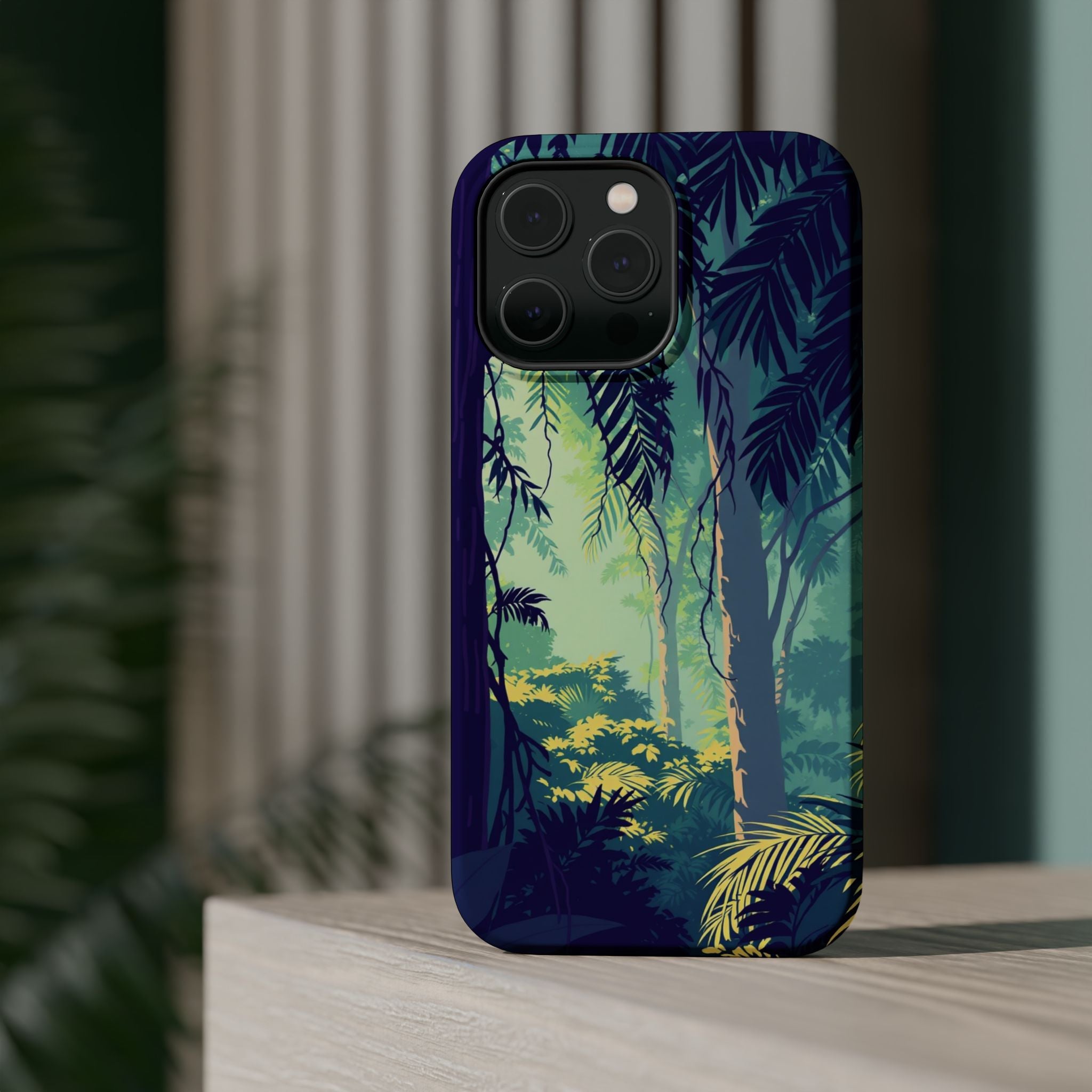 iPhone Mint And Blush Rainforest Canopy Slim Everyday iPhone Designer · iPhone C