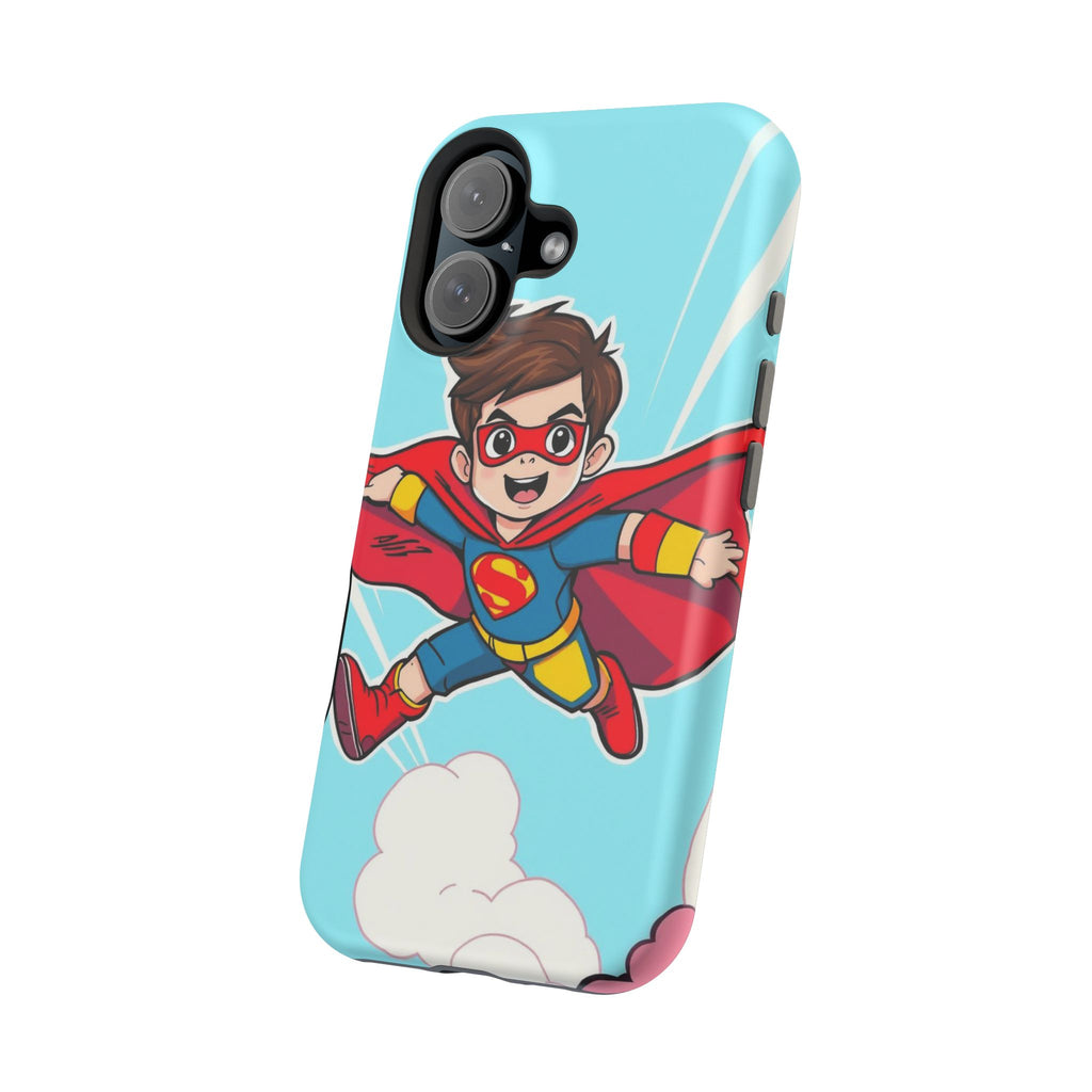 iPhone Kid Superhero Flying Kids Fun iPhone Phone Case Gift Slim · iPhone Case