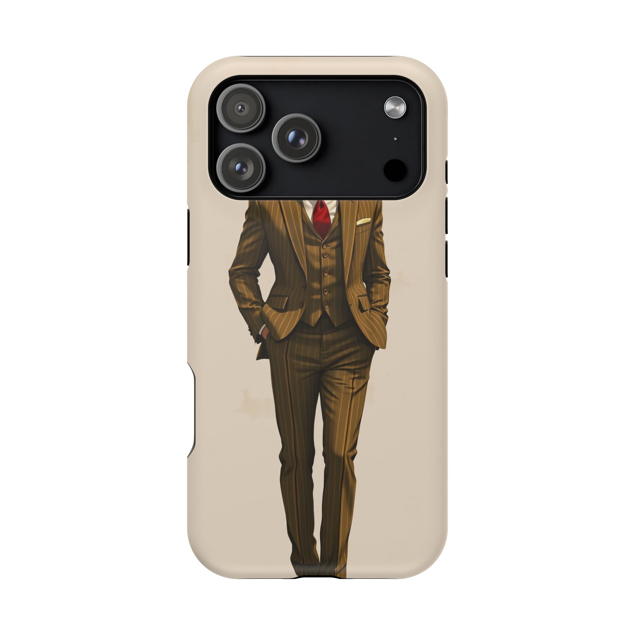 iPhone Pinstripe Suit Grunge Distressed Slim Everyday Designer Case · iPhone Cas