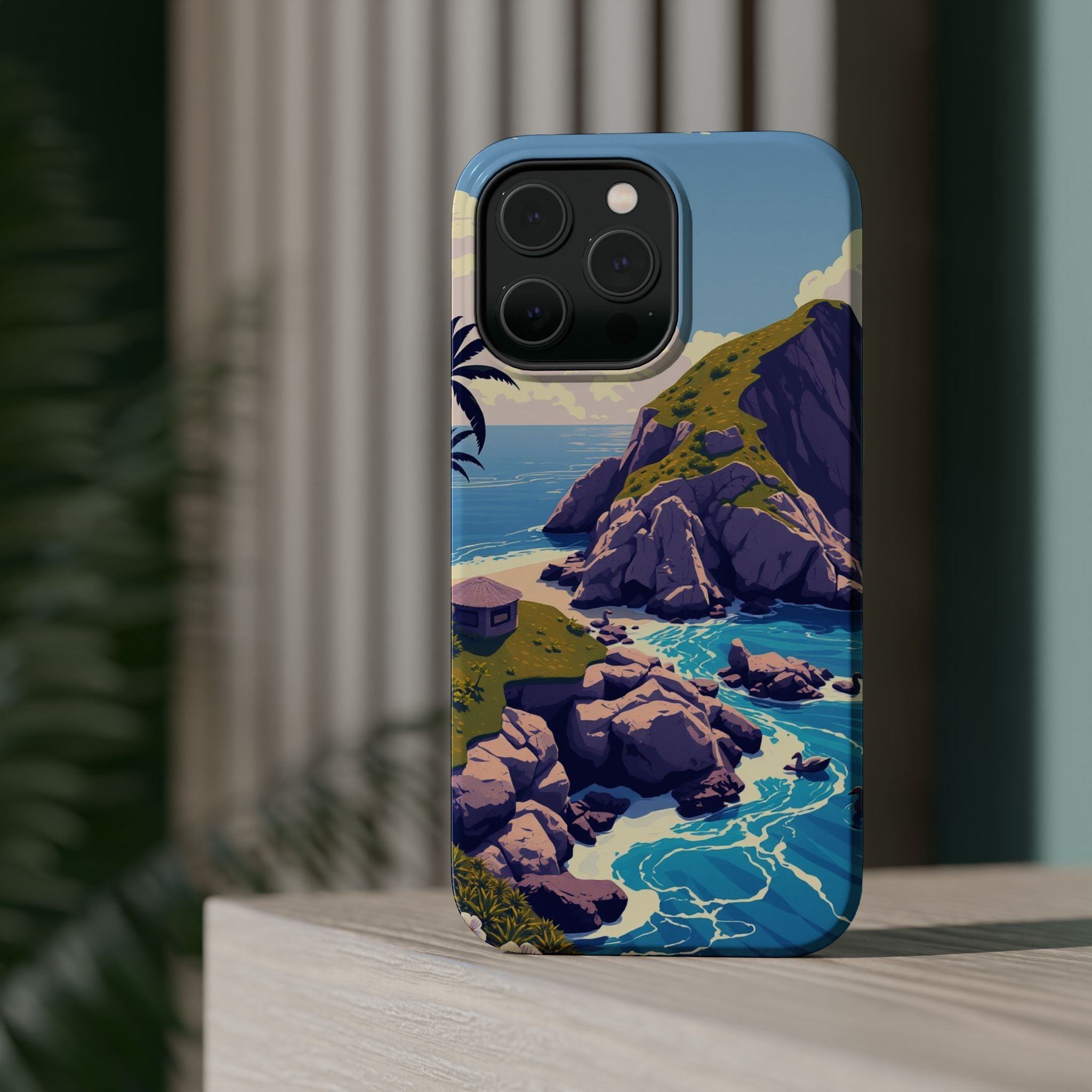 iPhone Vibrant Hibiscus Coast Design Slim Everyday Designer Case · iPhone Case