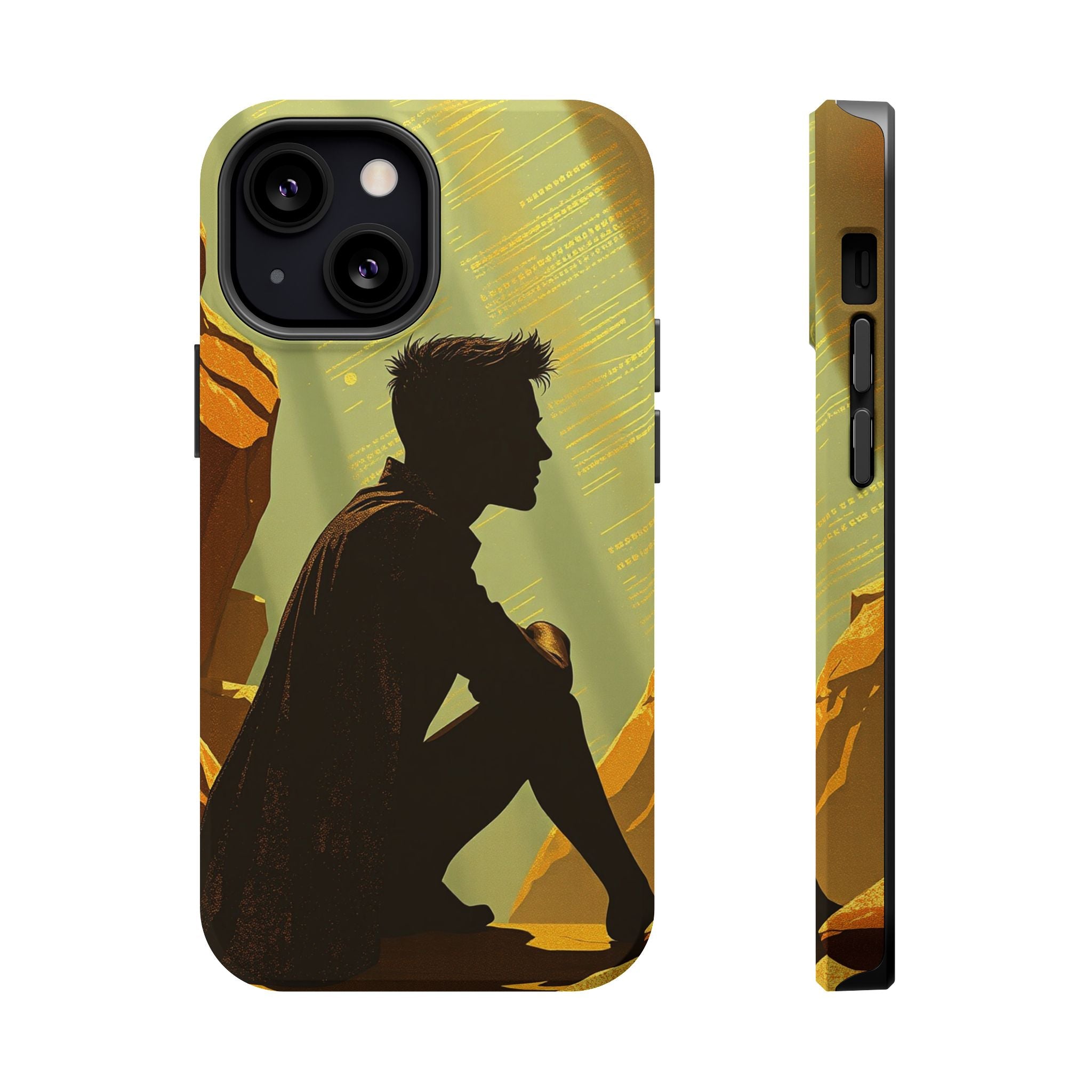 iPhone Mustard And Rust Overthinking Again Slim Everyday Designer Case · iPhone