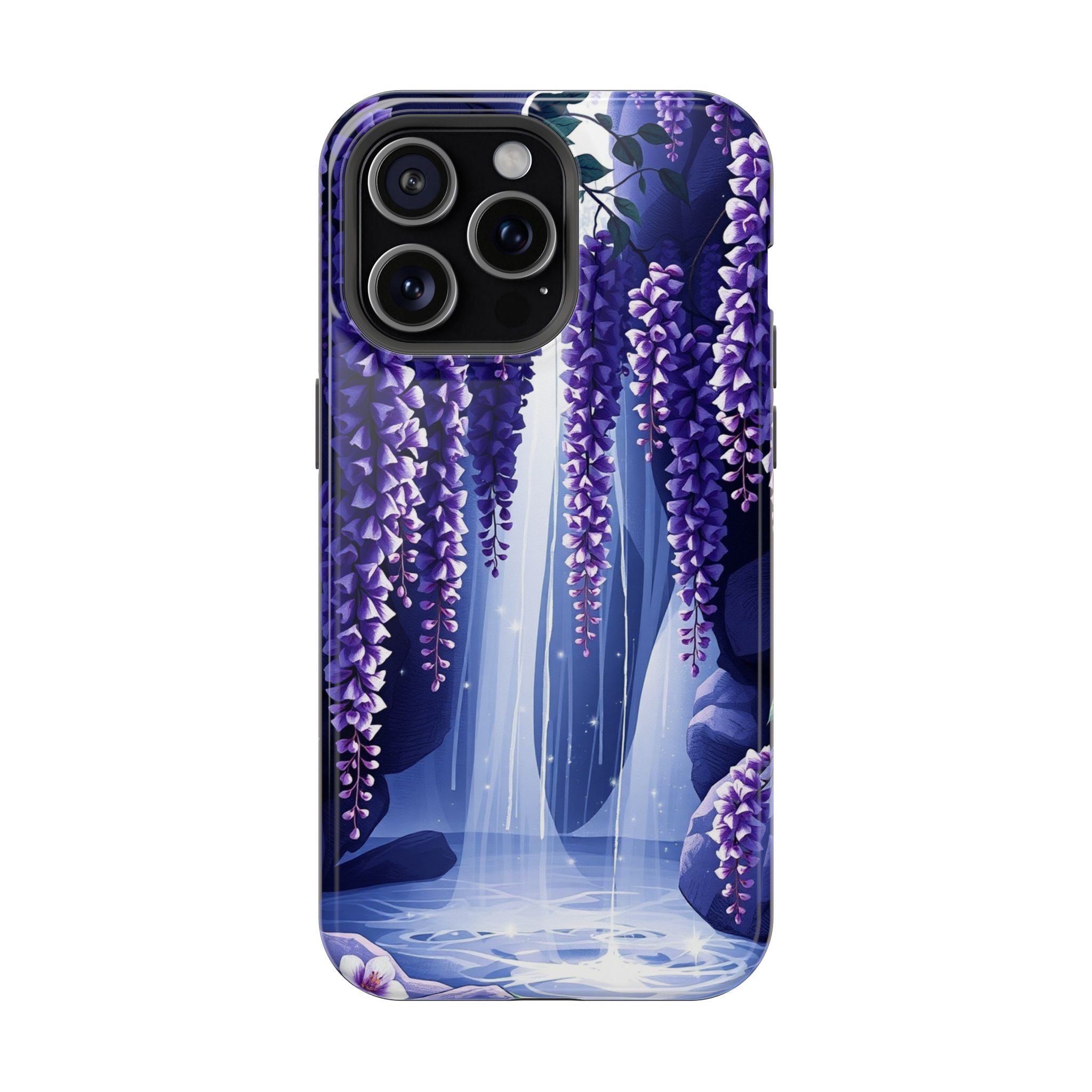 iPhone Wisteria Cascade Serene Design Slim Snap Case Ga · iPhone Case