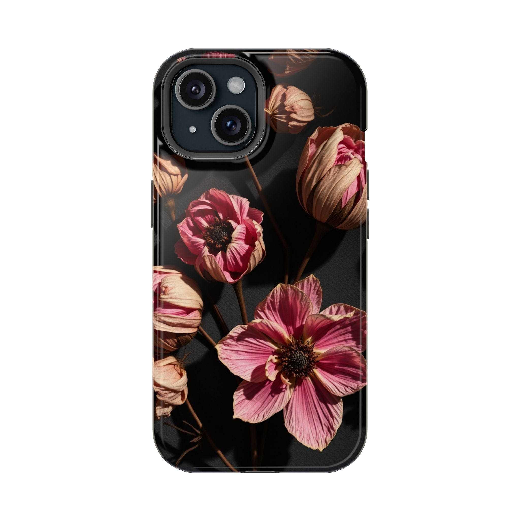 iPhone Dried Flower Flat Lay Electric Art Slim Snap Case · iPhone Case
