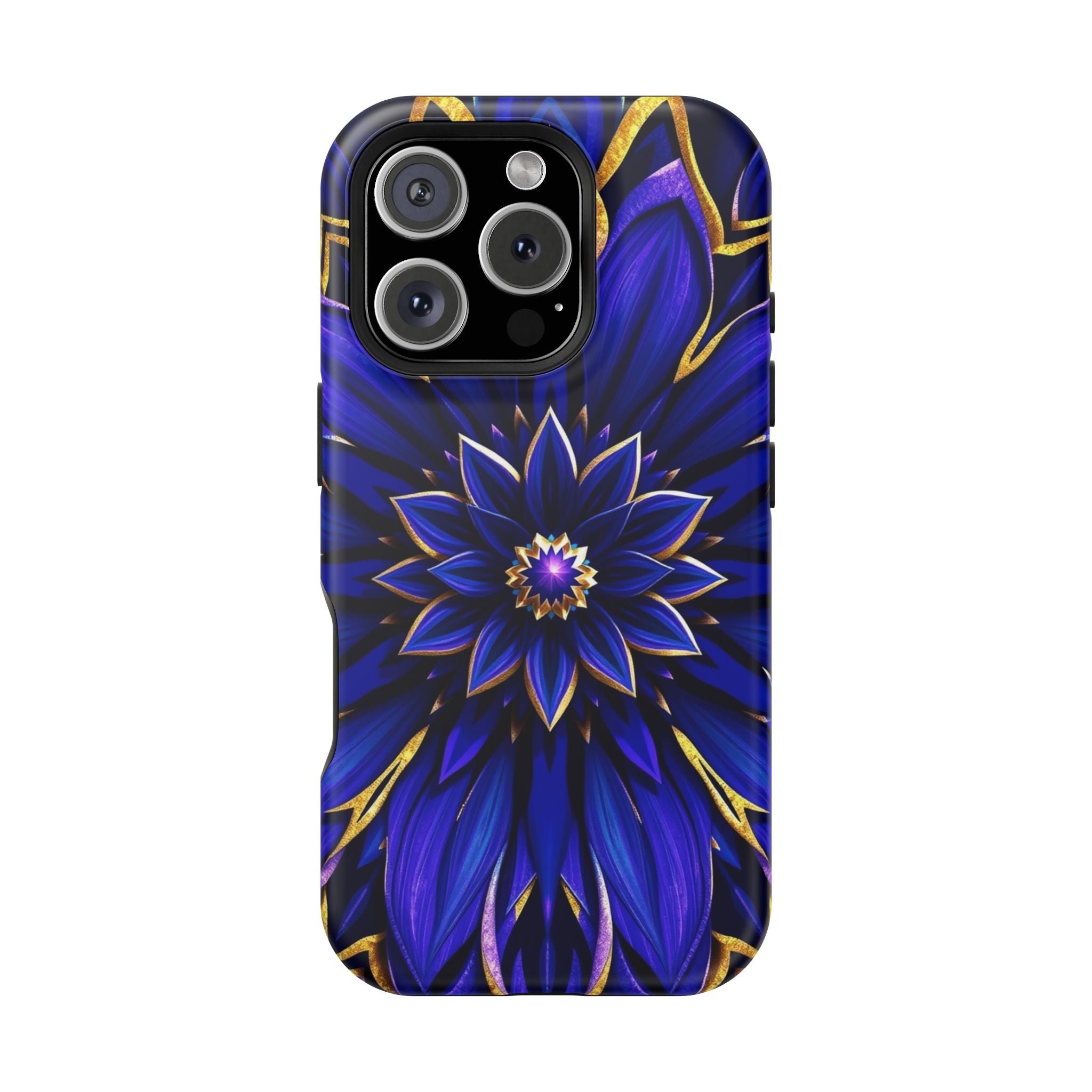 iPhone Floral Mandala Electric Art 14 Slim Everyday Designer Case · iPhone Case
