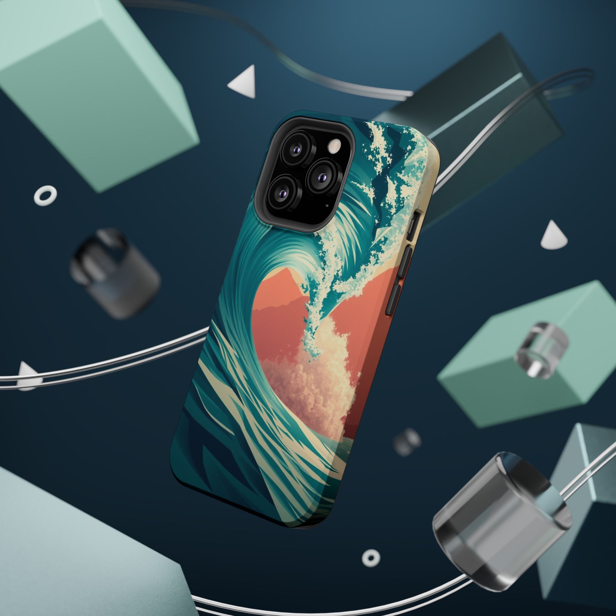 iPhone Ocean Wave Crash Cinematic Art Slim Everyday Designer Case · iPhone Case