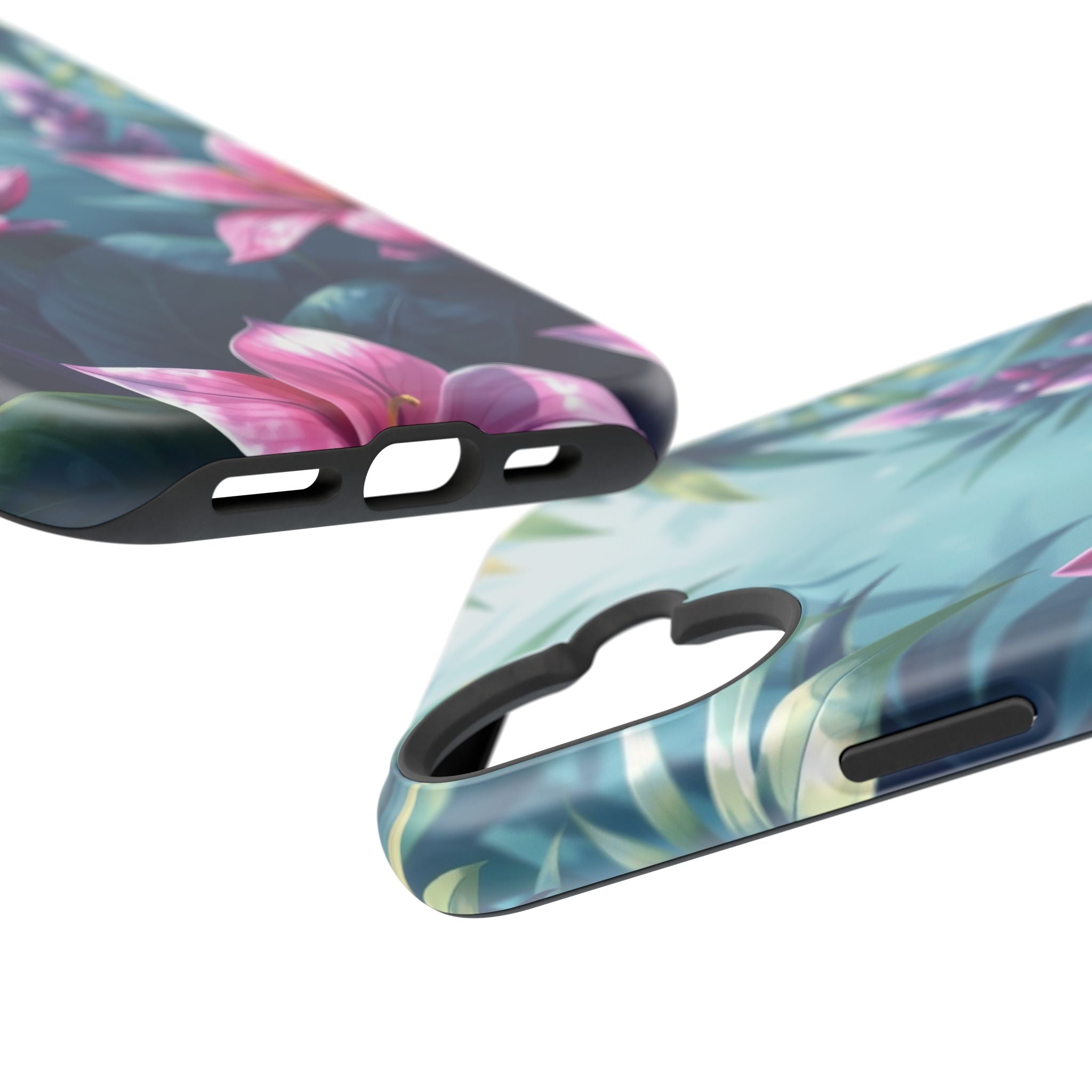 iPhone Indigo And Violet Jungle Floral Slim Everyday Designer Case · iPhone Case