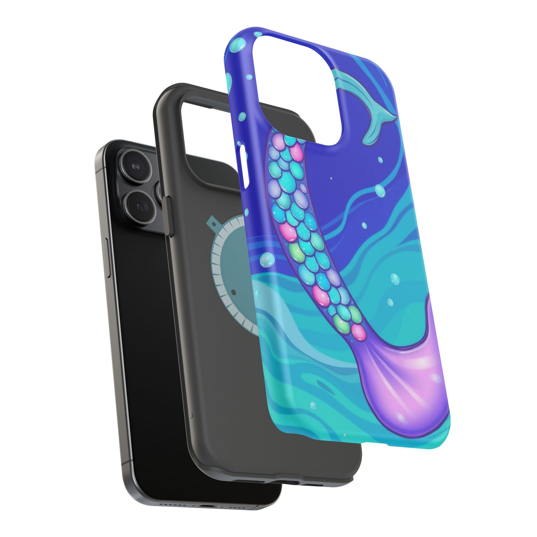 iPhone Mermaid Tail Swirl Kids Fun iPhone Phone Case Gift Artistic · iPhone Case