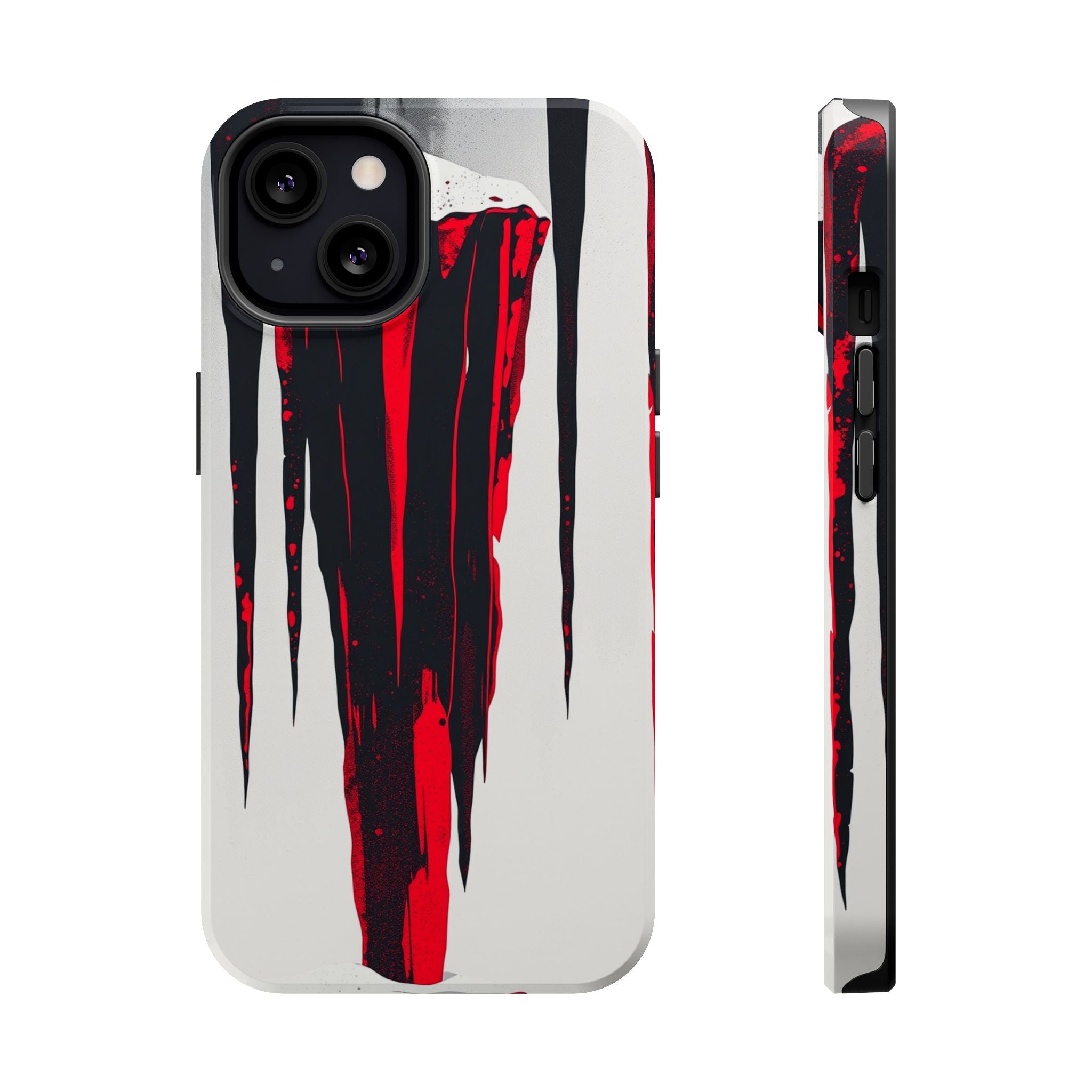 iPhone Black And Crimson Icicle Formation Slim iPhone 15 Everyday · iPhone Case