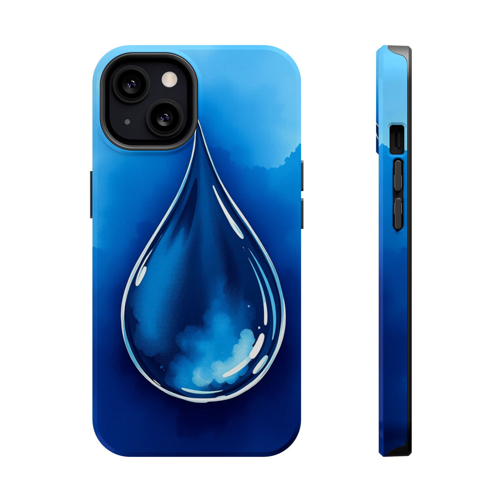 iPhone Ink Drop Vibrant Watercolor Bold Modern Everyday Snap Case · iPhone Case