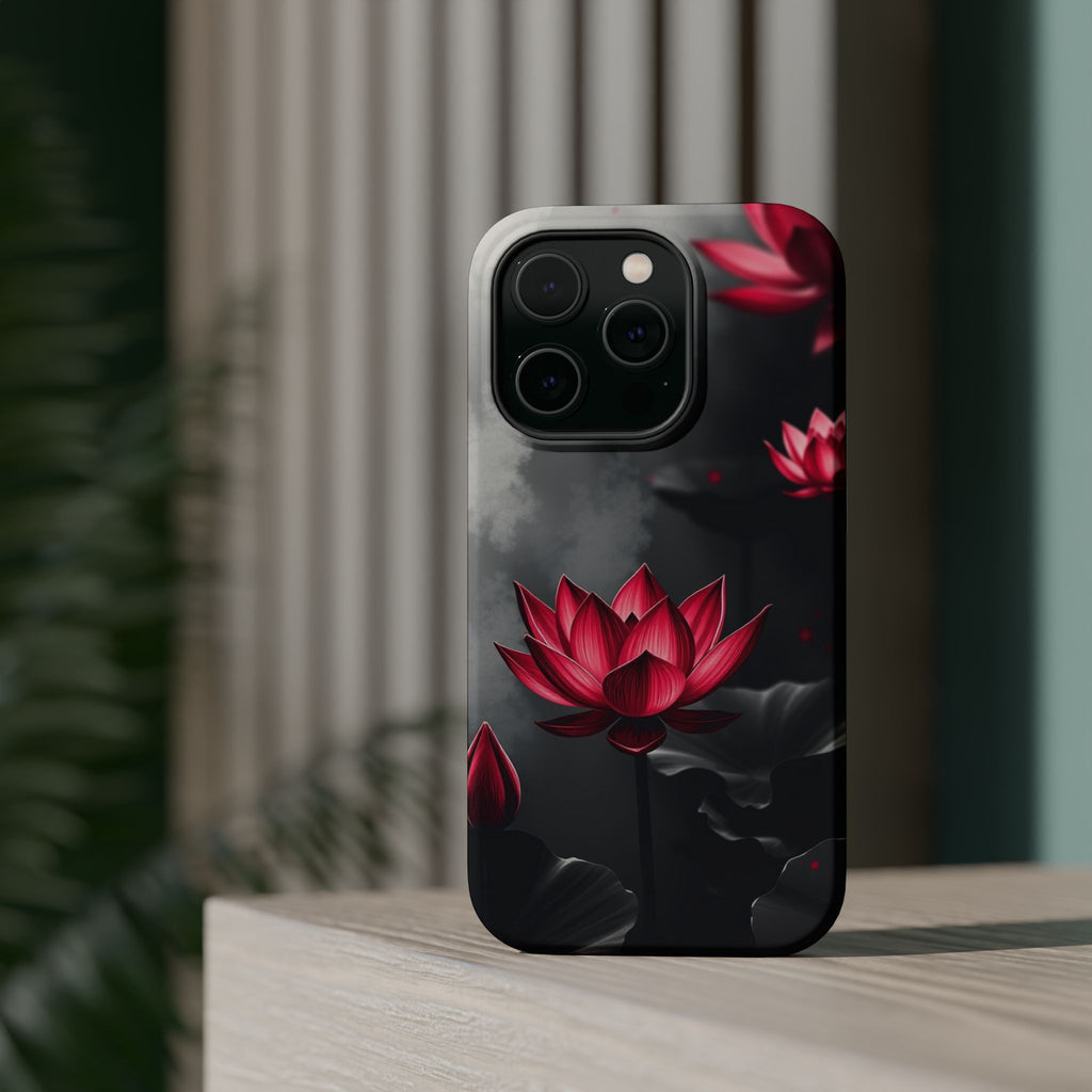 iPhone Lotus Pond Mystic Art 15 Slim Everyday Designer Case · iPhone Case