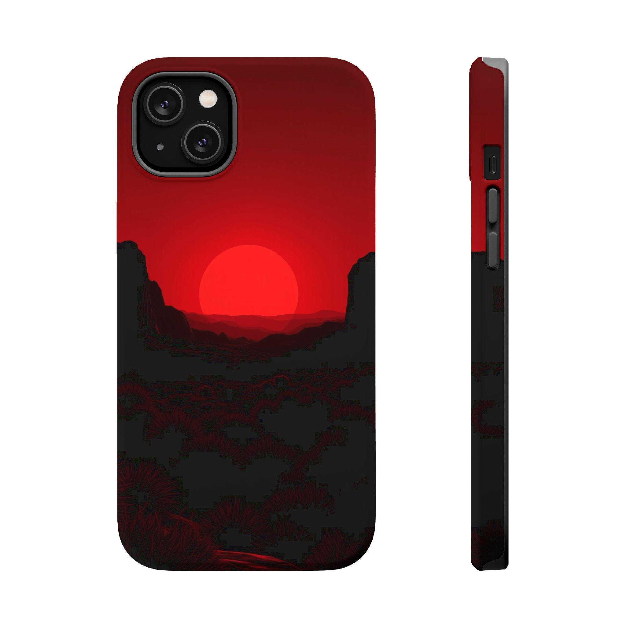 iPhone Vibrant Mesa Sunset Design Bold Modern Everyday Snap Case · iPhone Case