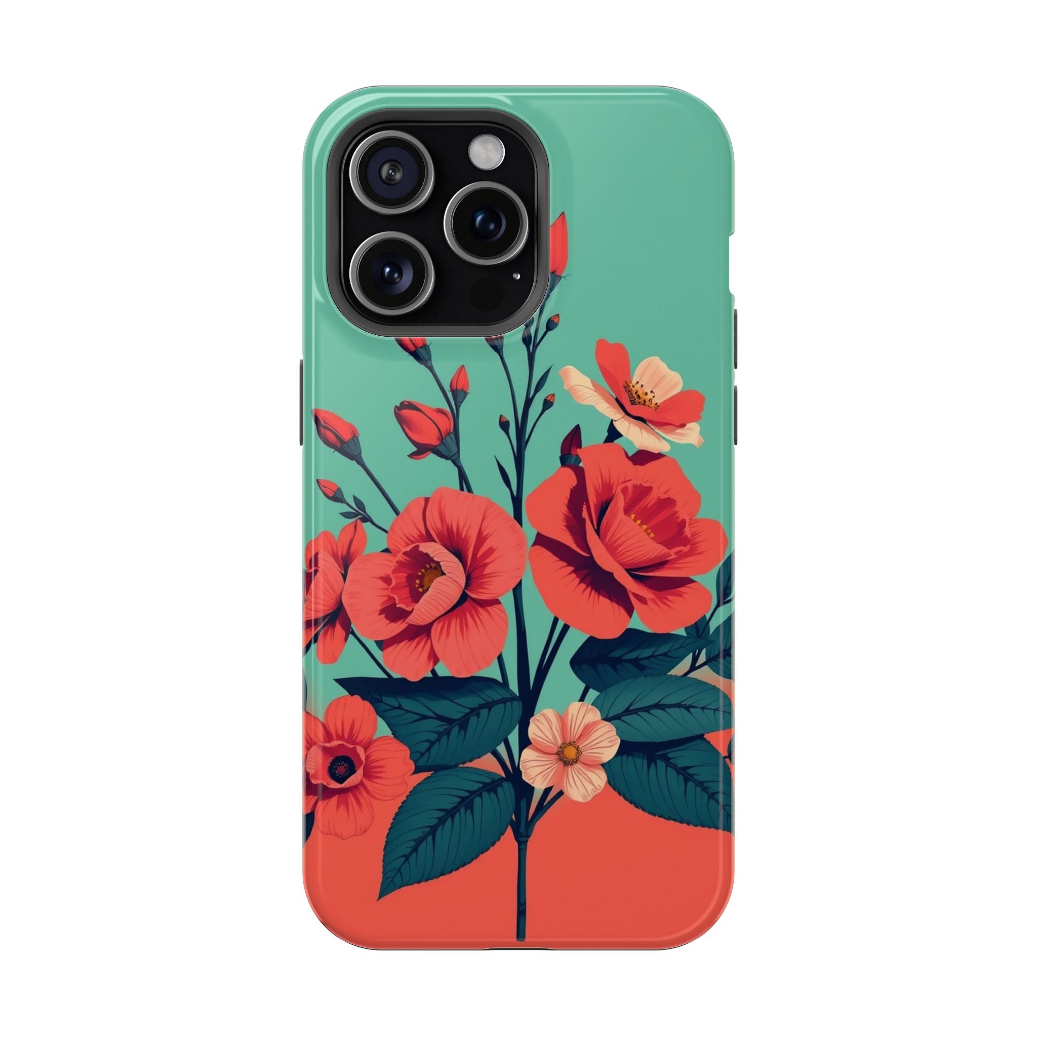 iPhone Pin-up Floral Cinematic Art Bold Modern Everyday Snap Case · iPhone Case