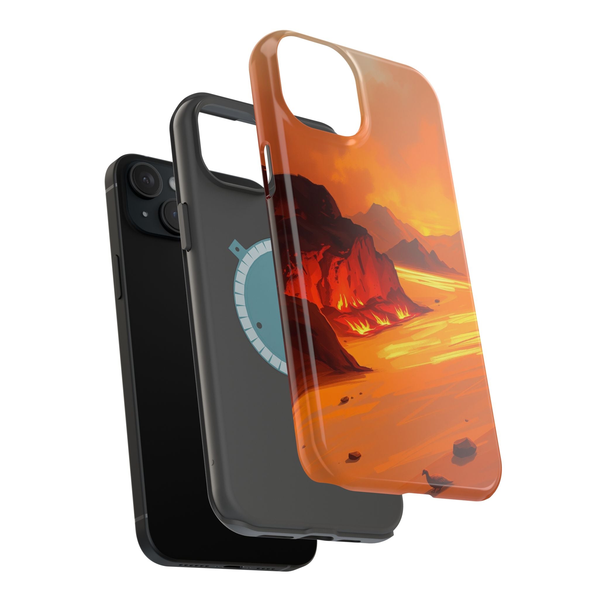 iPhone Burnt Orange And Sand Wildfire Glow Slim iPhone Everyday · iPhone Case