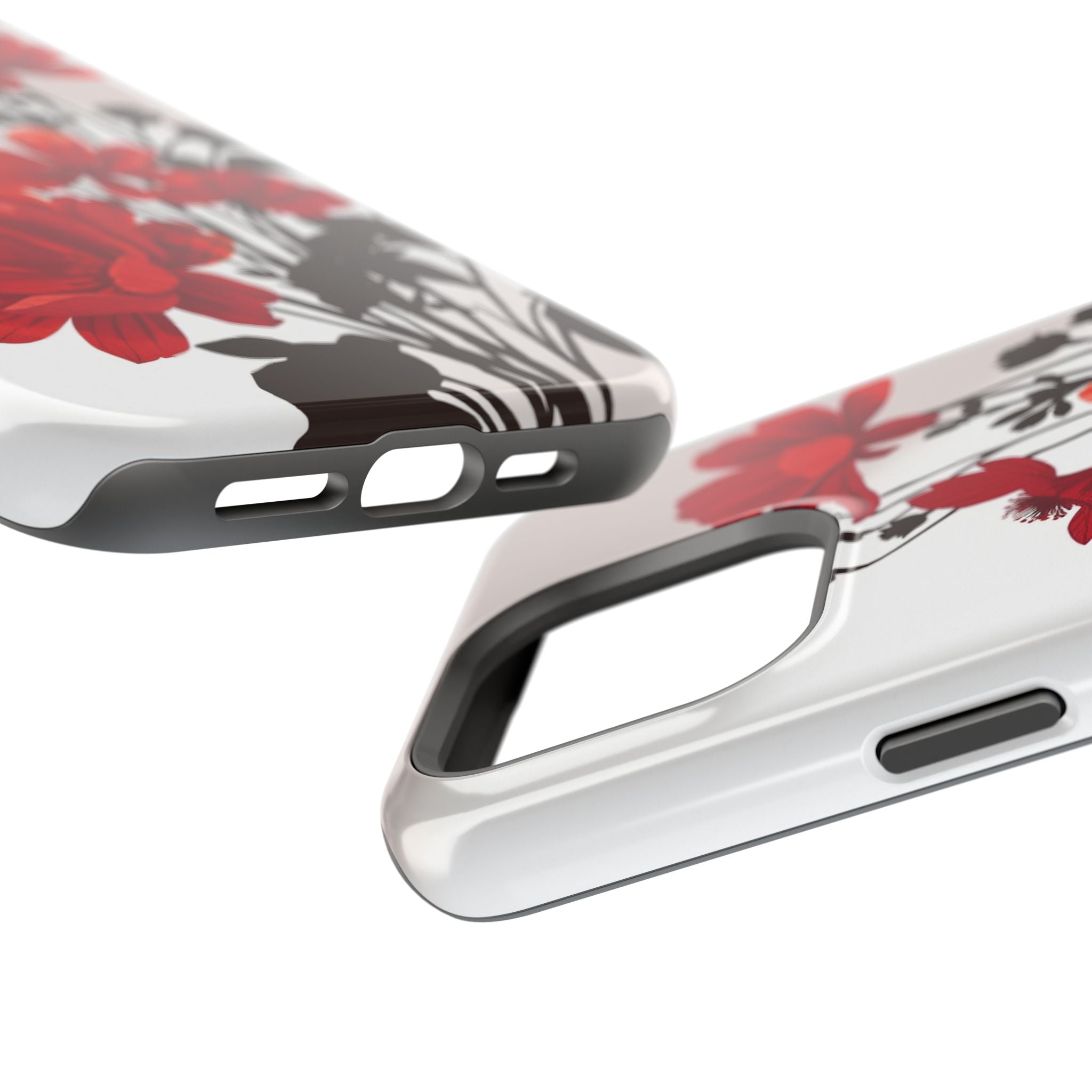 iPhone Floral Silhouette Cinematic Art Slim Snap Case · iPhone Case