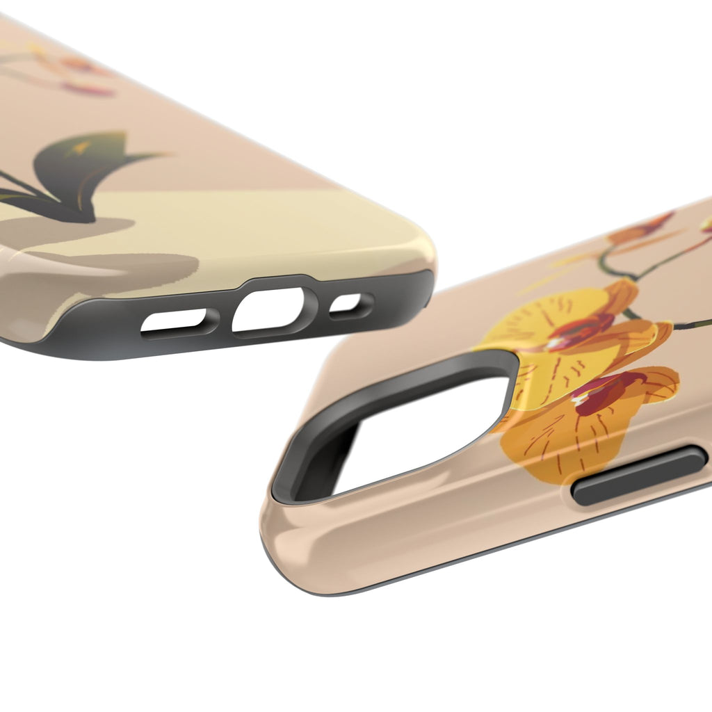 iPhone Orchid Study Pixel Art -Bit Bold Modern Everyday Snap Case · iPhone Case