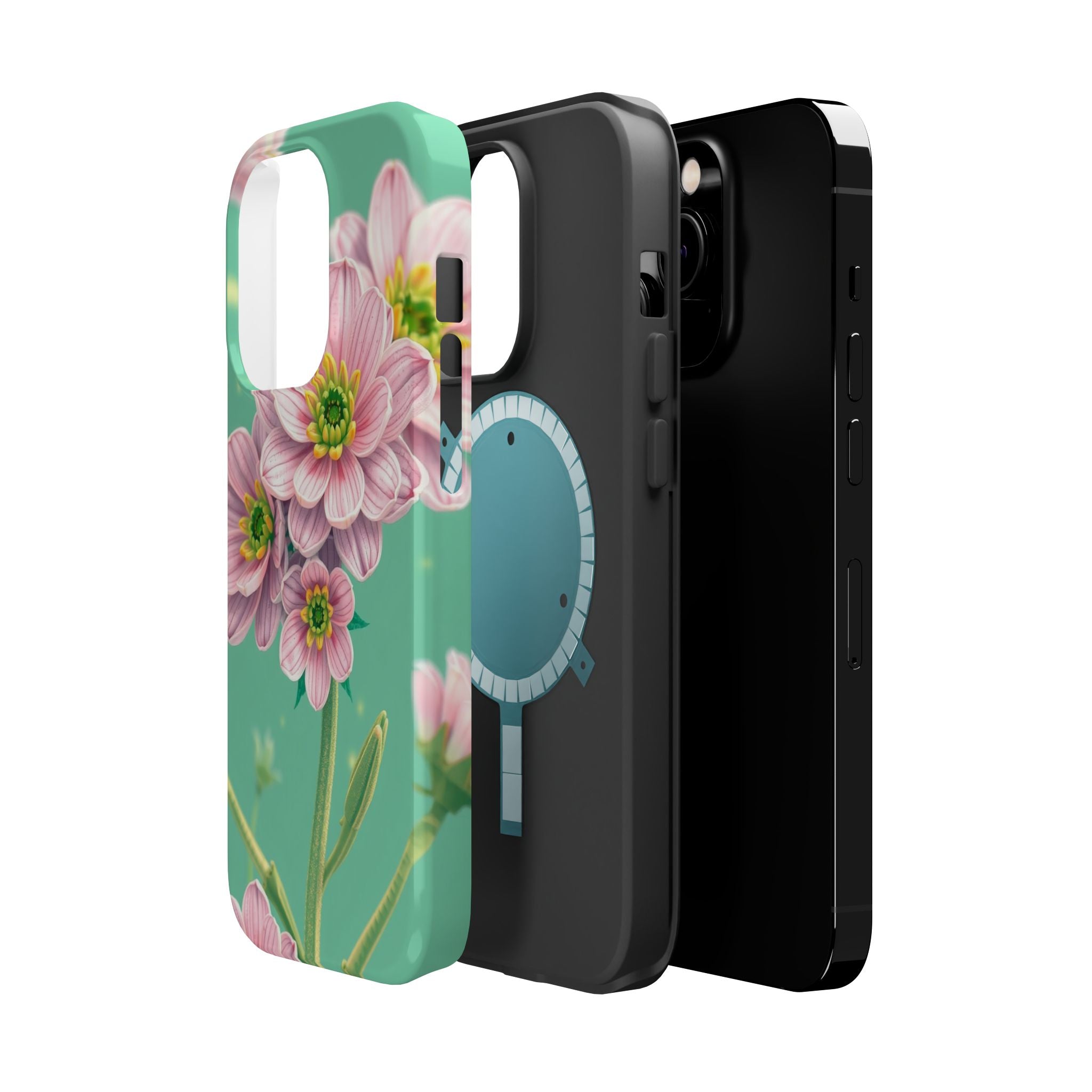 iPhone Vibrant Ranunculus Stack Design Slim Everyday Designer Case · iPhone Case