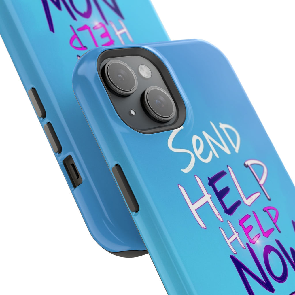 iPhone Radiant Send Help Now Design Slim Everyday Designer Case · iPhone Case