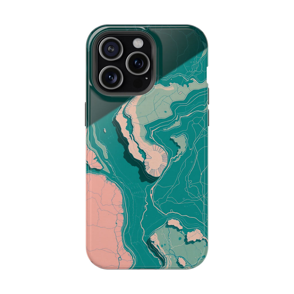 iPhone Earthy River Delta Aerial Design Slim Everyday iPhone 18 · iPhone Case