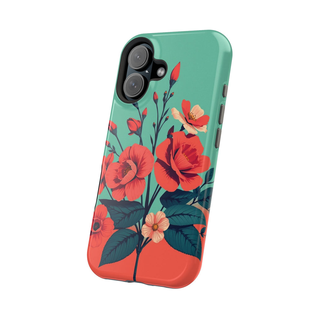 iPhone Pin-up Floral Cinematic Art Bold Modern Everyday Snap Case · iPhone Case