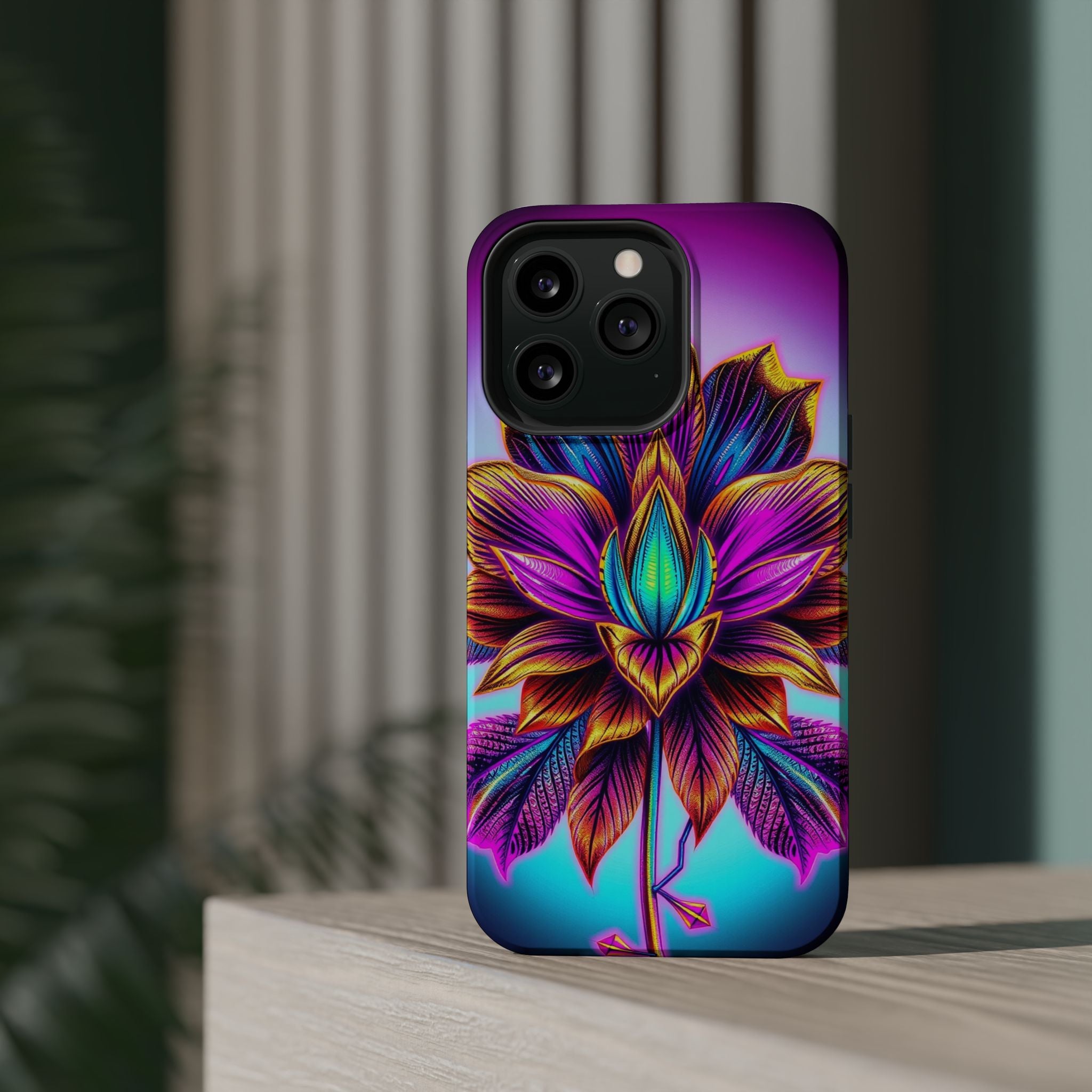 iPhone Floral Gold Foil Mystic Art Bold Modern Everyday Snap Case · iPhone Case