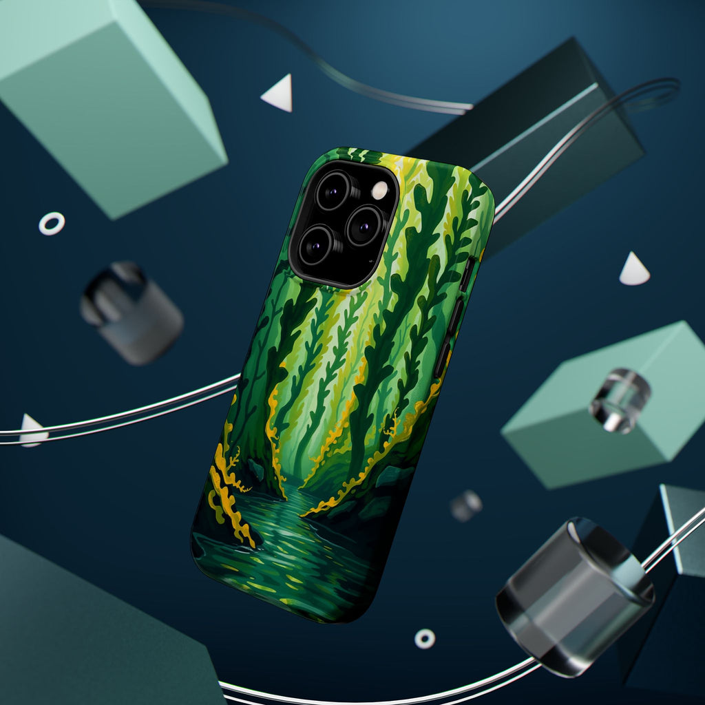 iPhone Kelp Forest Oil Painting Impressionist Slim iPhone Everyday · iPhone Case