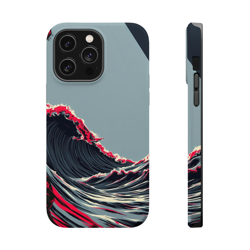 iPhone Vibrant Wave Interference Design Slim Everyday iPhone Designer · iPhone C