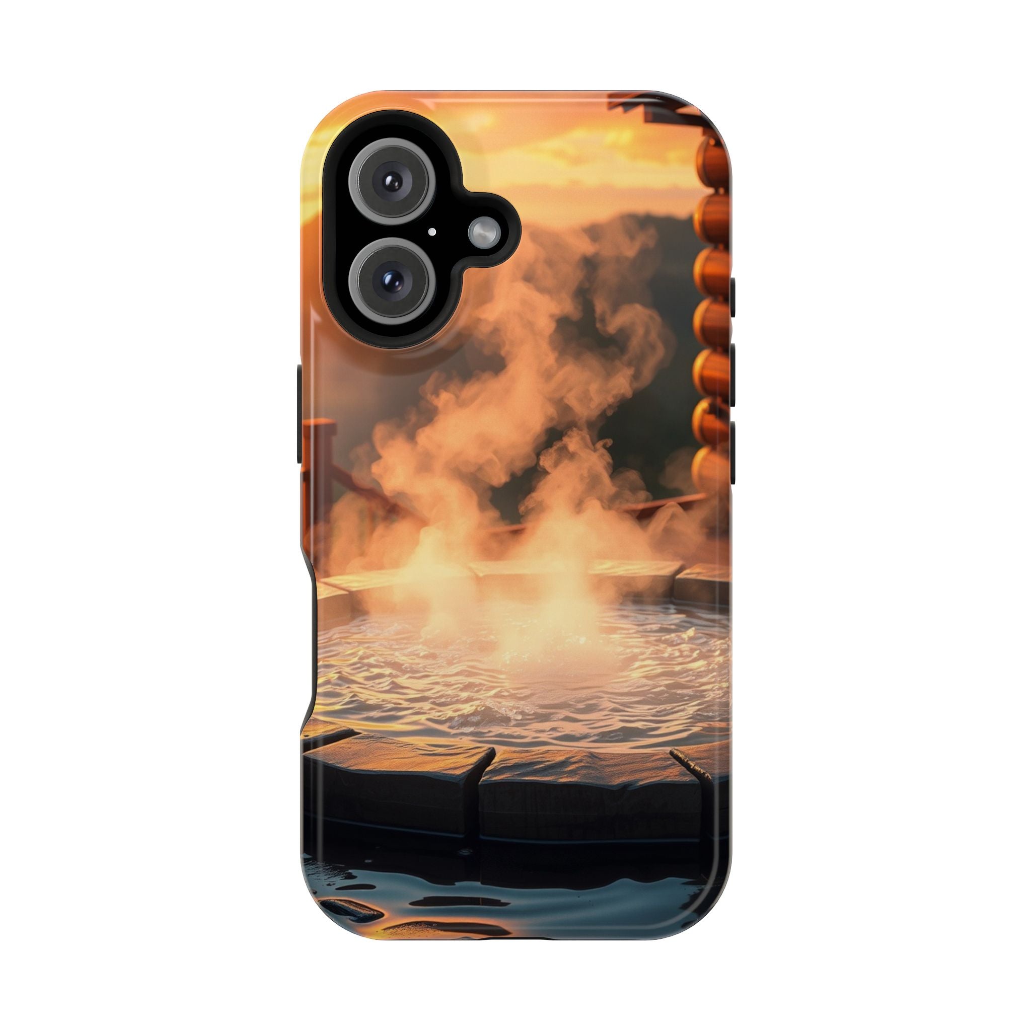 iPhone Hot Spring Steam Enchanted Art Slim Everyday Designer Case · iPhone Case
