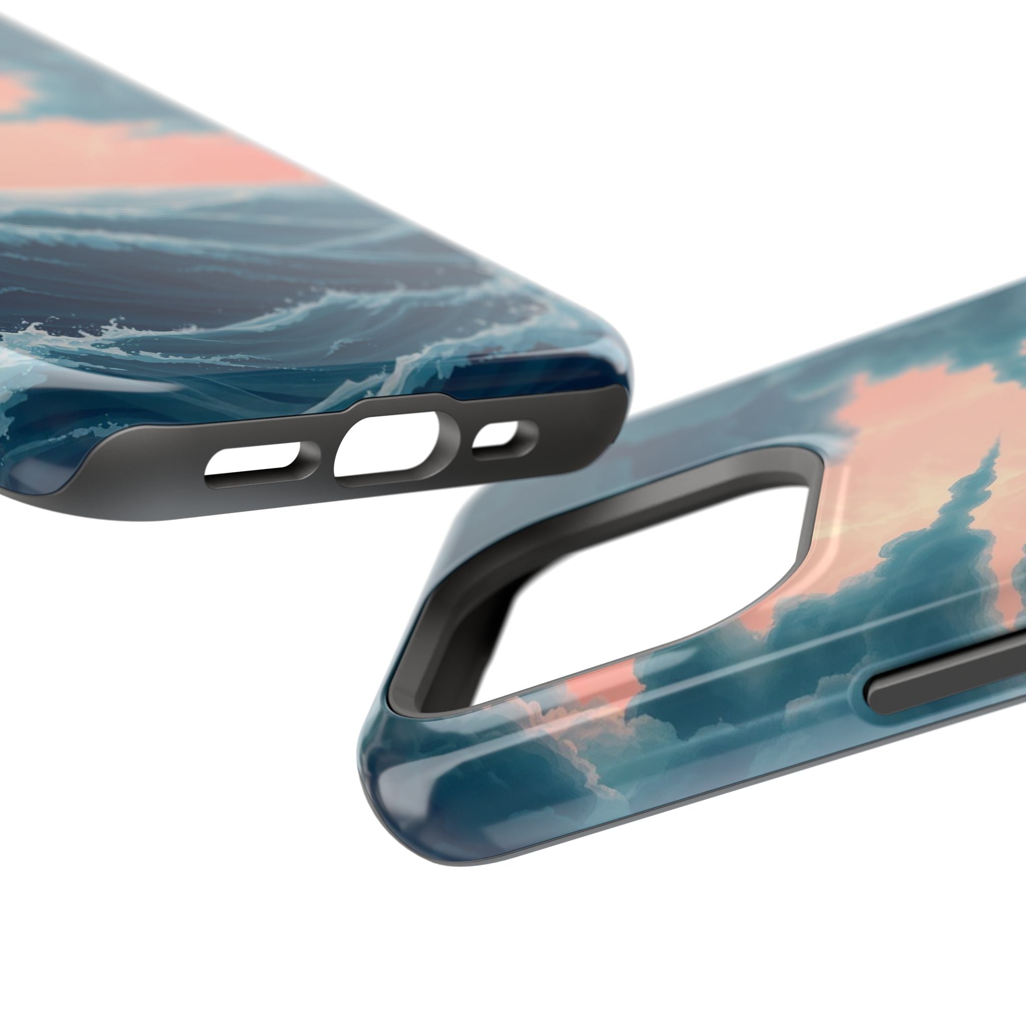 iPhone Storm at Sea 3D Digital Slim Everyday Designer Case · iPhone Case
